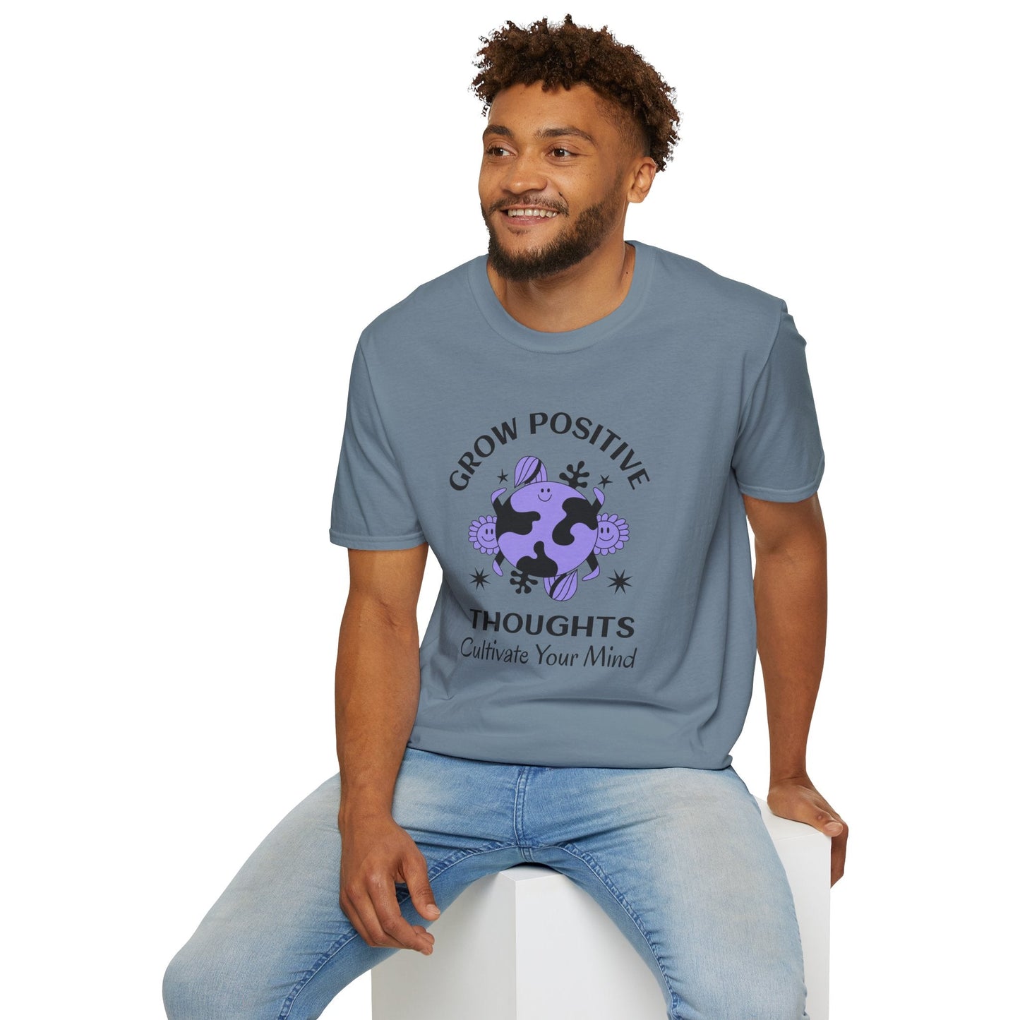 Gildan Softstyle 64000 Unisex Short Sleeve T Shirt Positive Slogan Tee With Positive Quotes And Words
