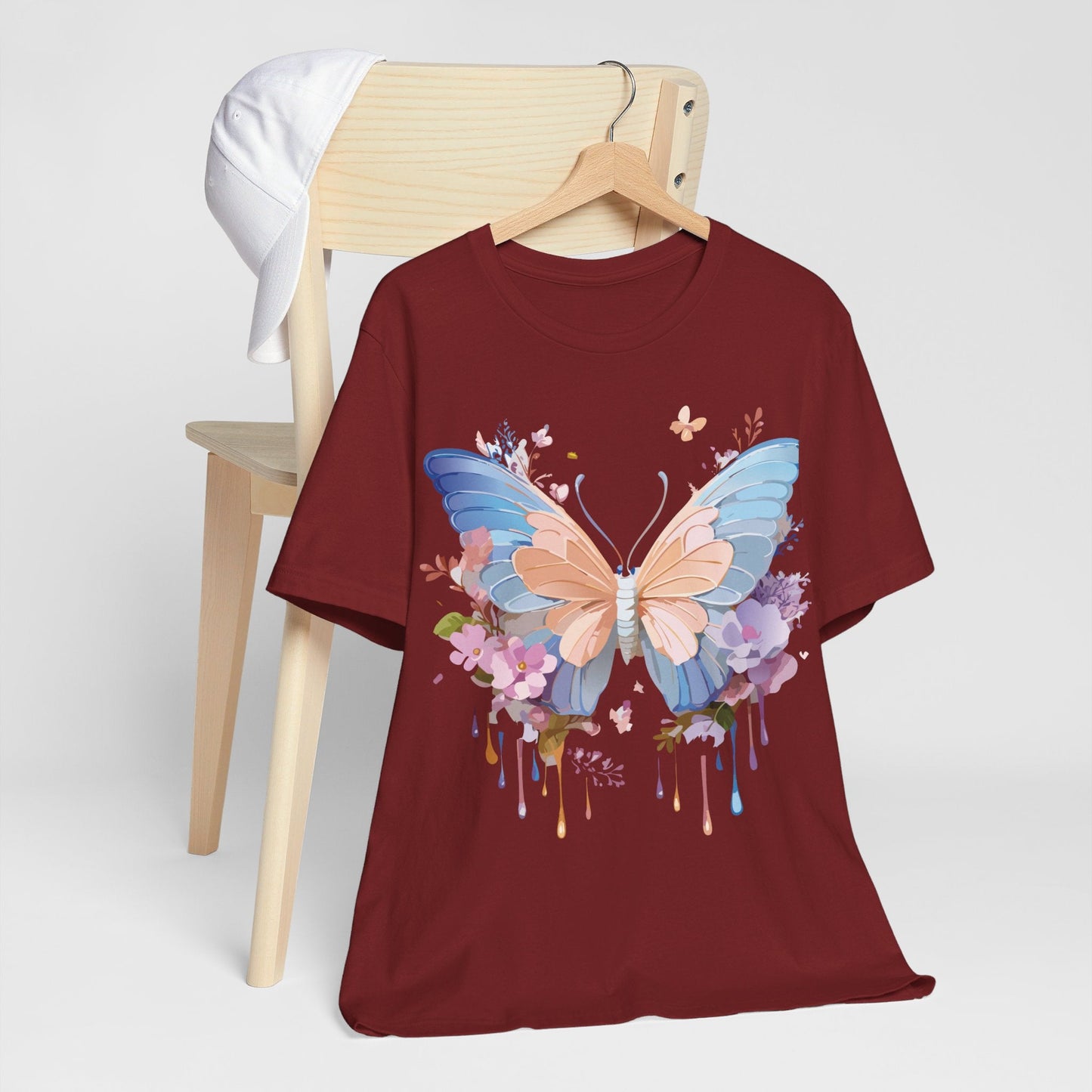 Butterfly Graphic Tee By Adelpha Unisex Short Sleeve Shirt Art Design