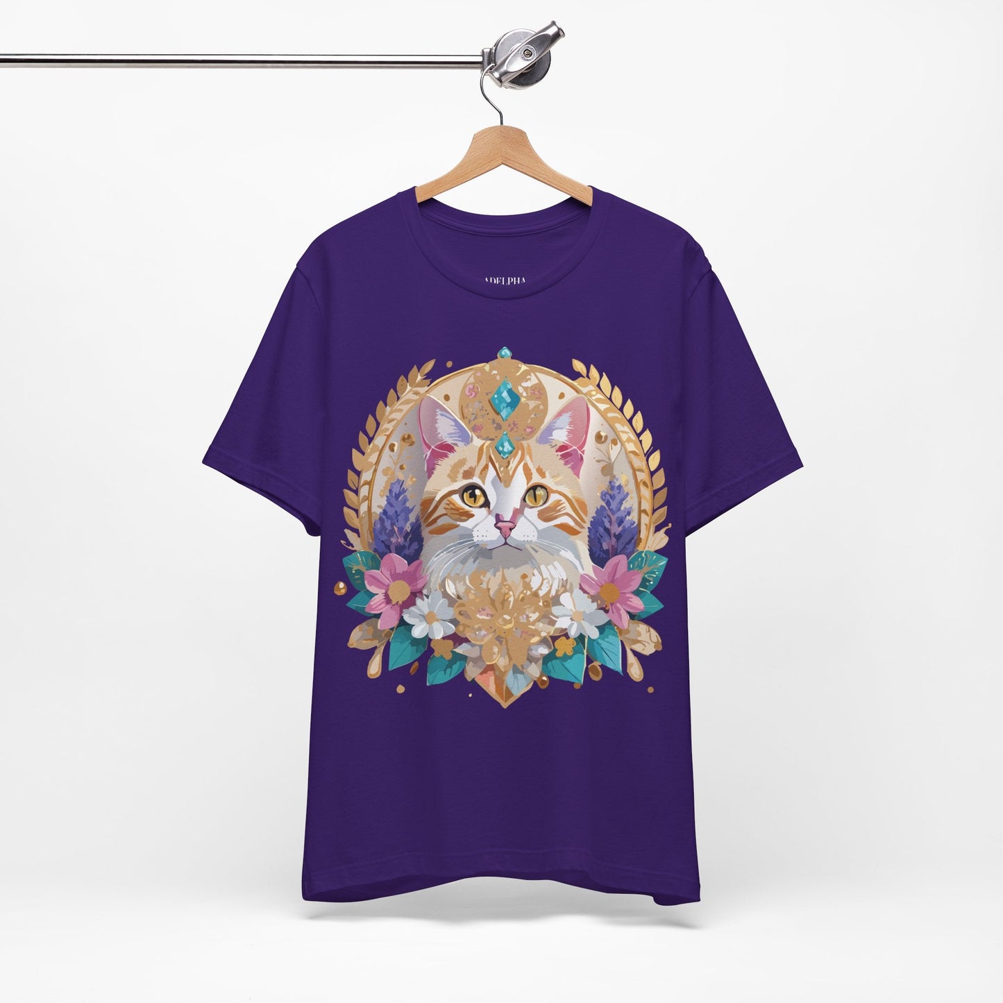 Medallion Graphic Unisex 100 Cotton Vintage Animal Medal Artwork Tee 10