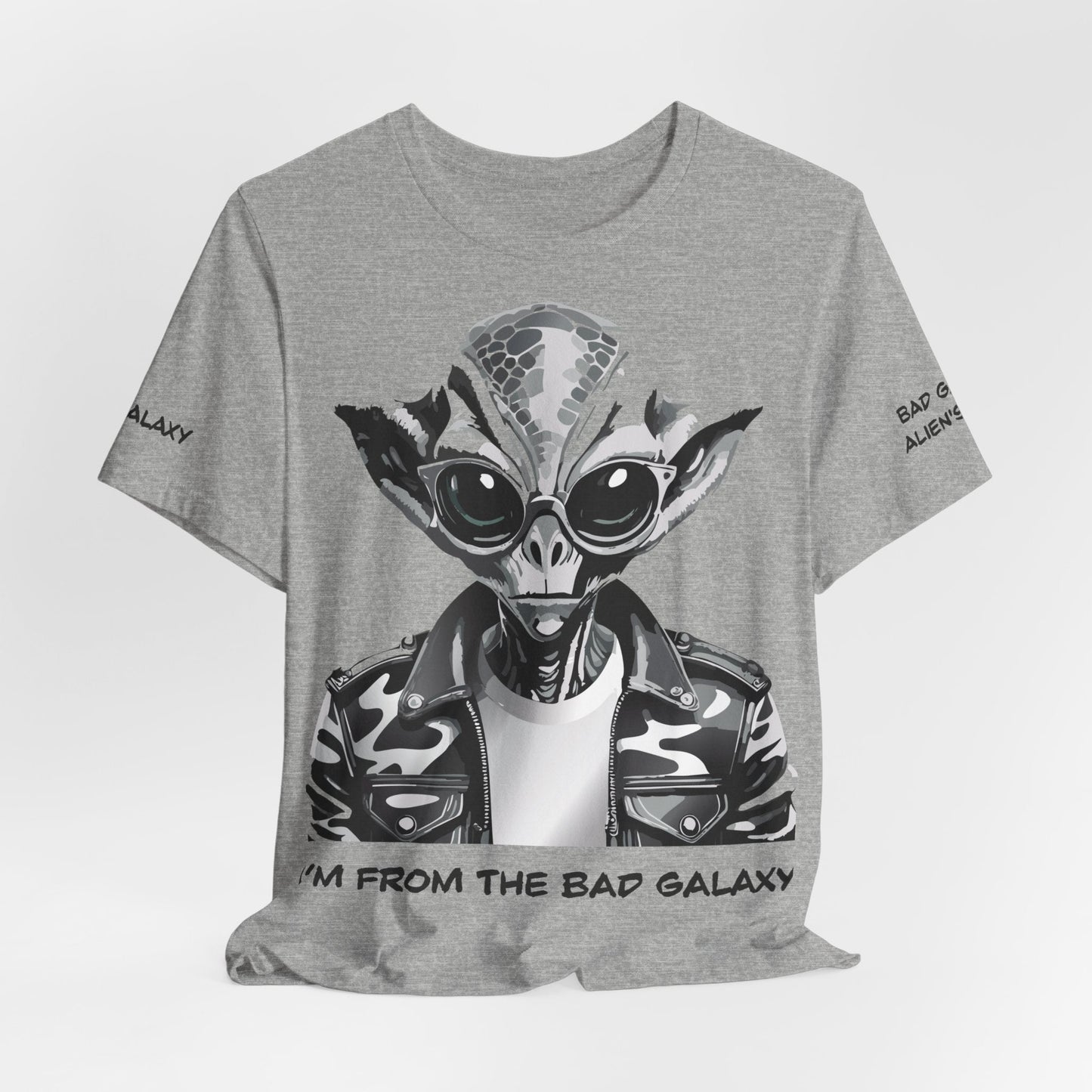 Alien Tee Shirt From Bad Galaxy Made To Order 100 Percent Cotton Eco Friendly Inks