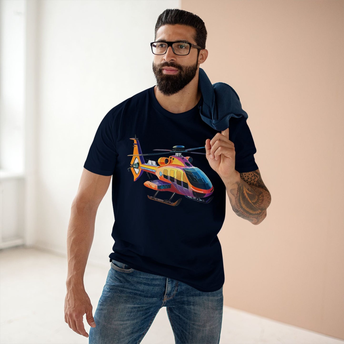 Chopper Graphic Unisex 100 Cotton Staple Tee 17