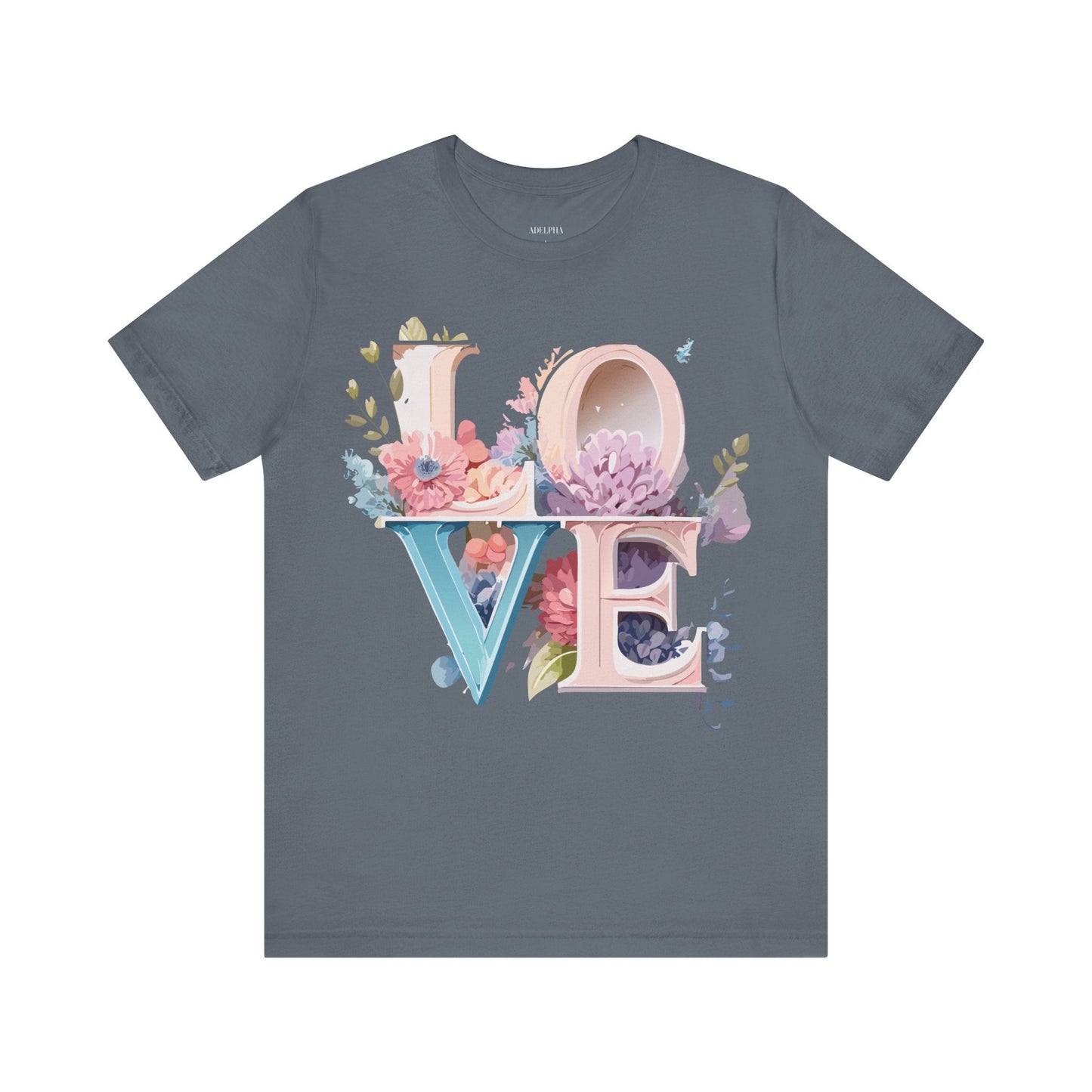 Valentine Graphic Tee Unisex Short Sleeve Premium Art Design By Adelpha Vintage Illustration