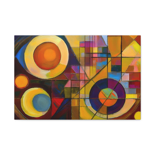 Abstract Oil Painting Print Canvas 24x16, 30x20, 36x24, 48x32, 60x40 Bright Latex Inks, Pine-Wood Inner Frame ABH-7