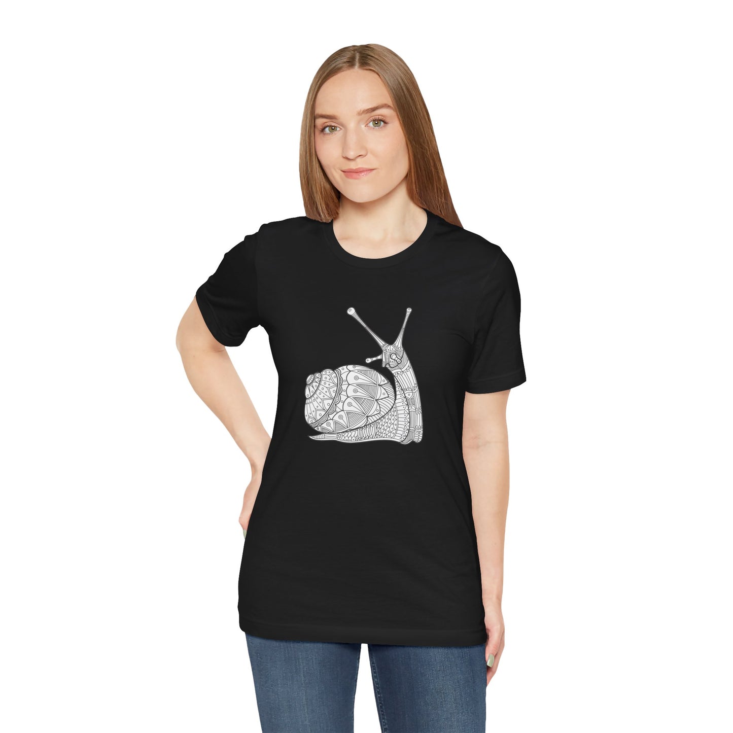 Unisex-T-Shirt mit Tier-Print 