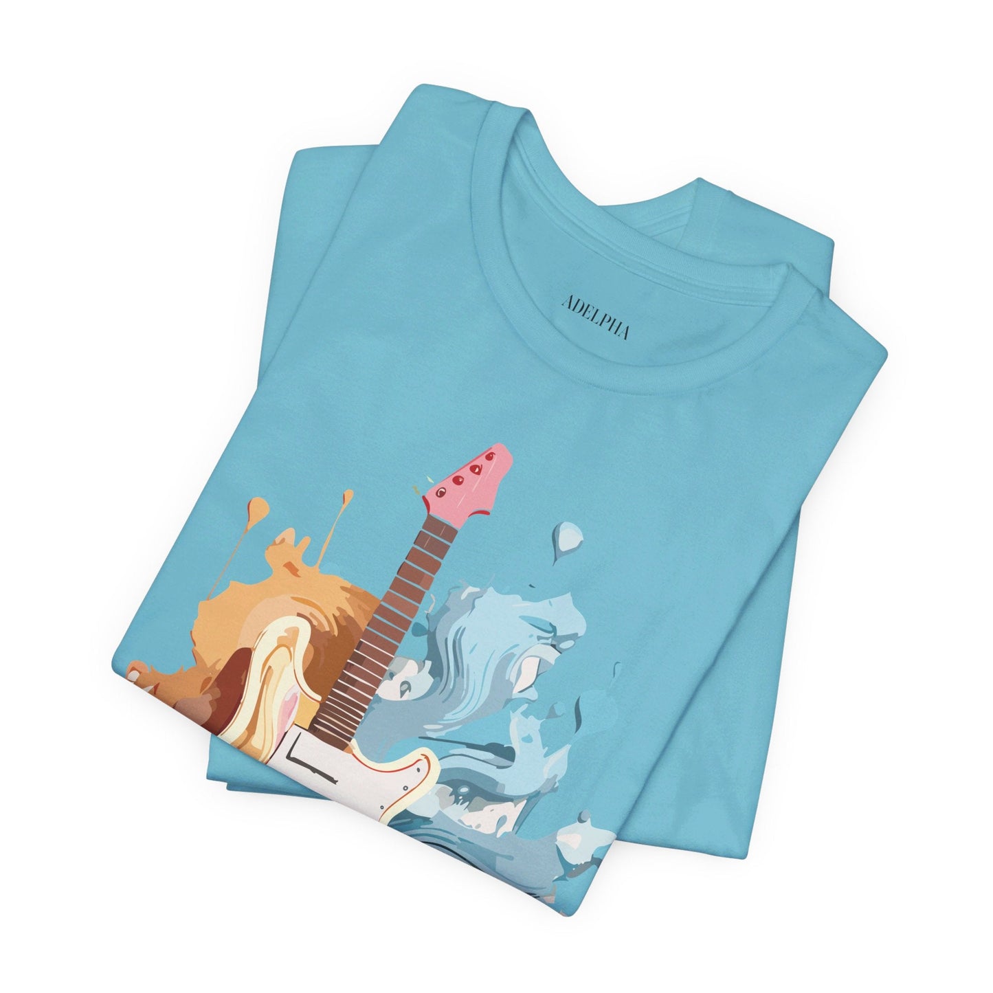 Adelpha Music Graphic T Shirt Unisex Jersey Short Sleeve Vintage Inspired Tee Art Collection