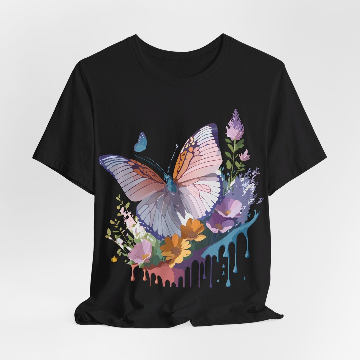 Butterfly Graphic Tee Unisex Adelpha Vintage Inspired Art Design Tee