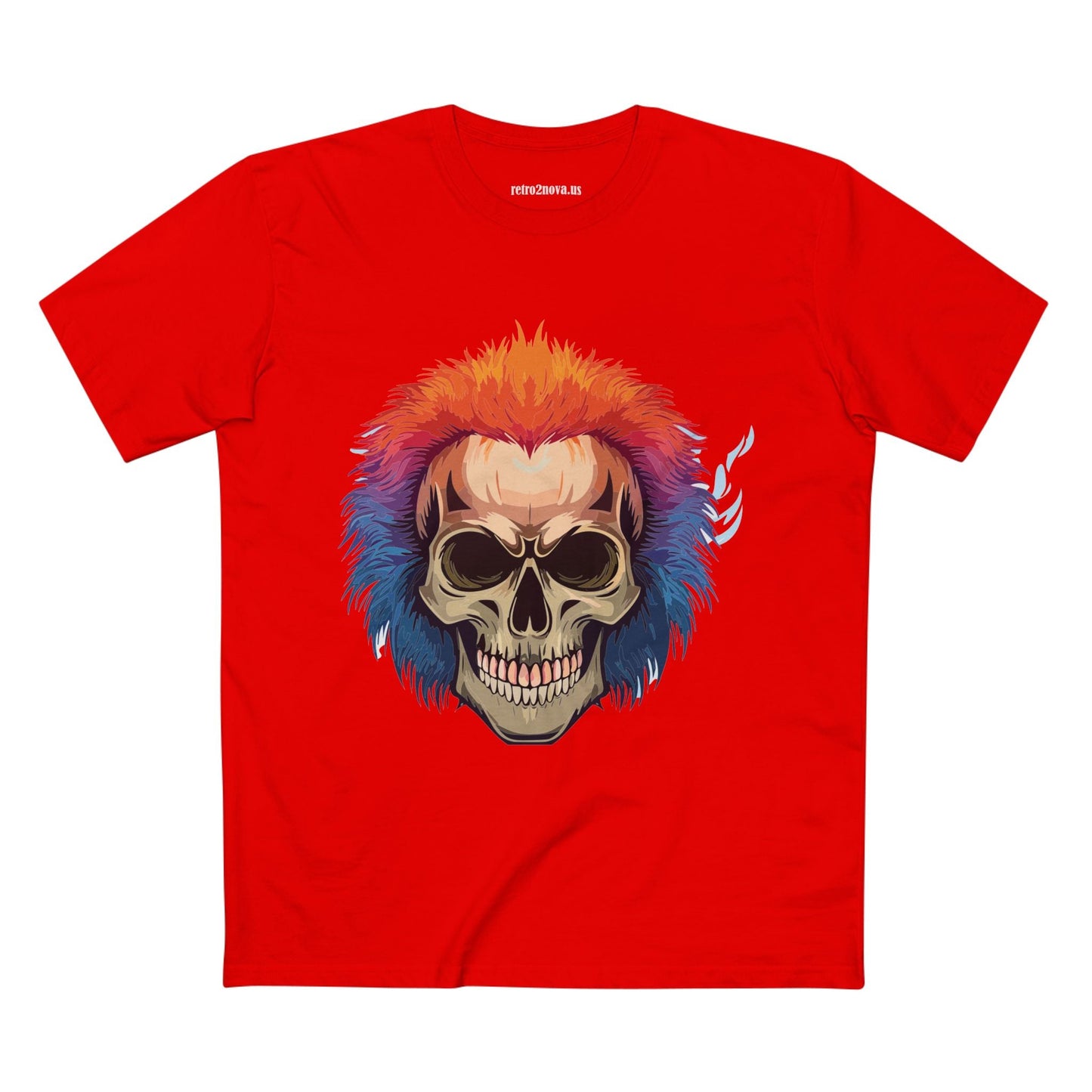 Skull And Skeleton Shirt Unisex Premium Cotton Tee With Original Art Design By Retro2Nova