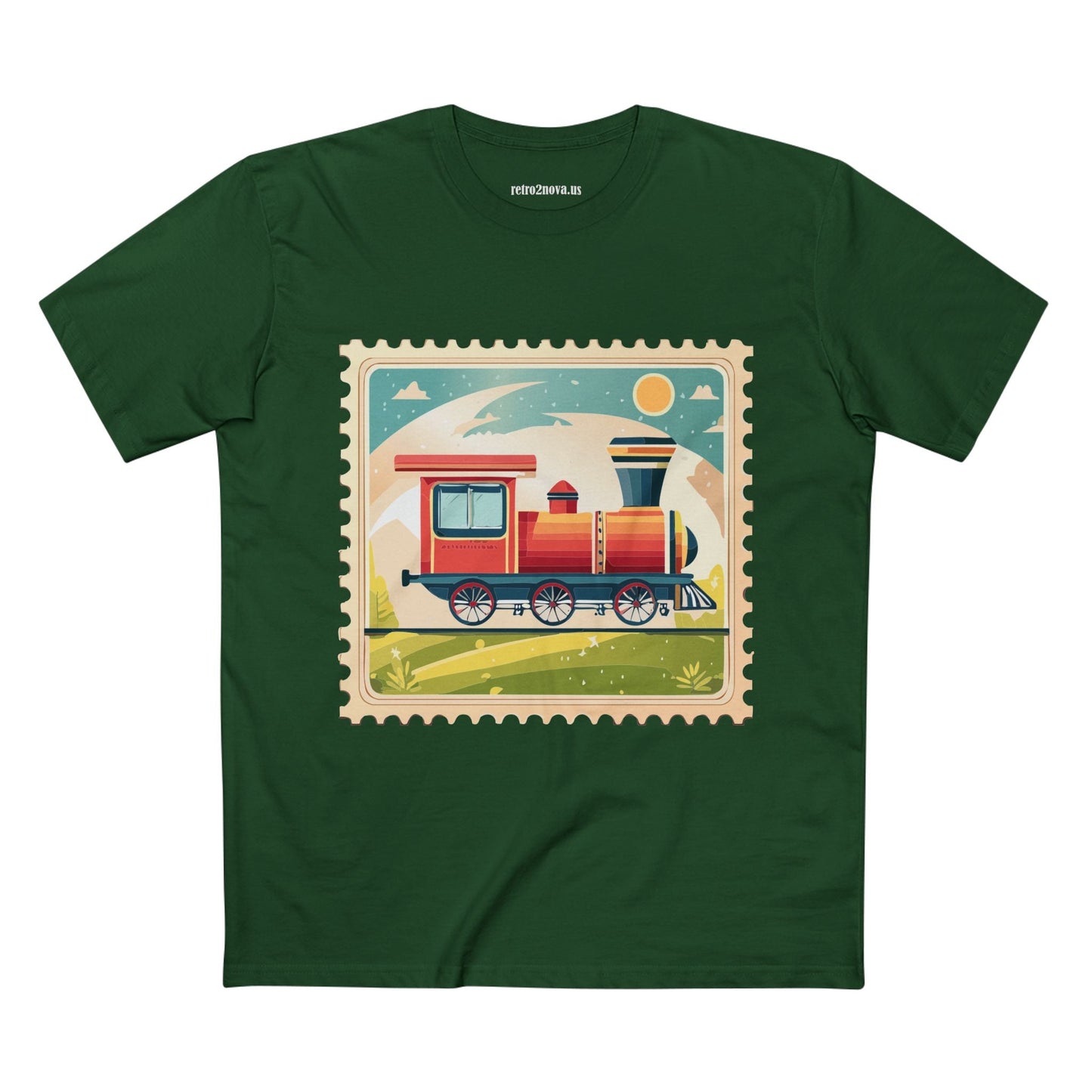 Stamp Shirt Postage Stamp Tee PS 37 Unisex Premium Cotton With Original Art Design Retro2Nova Shirt
