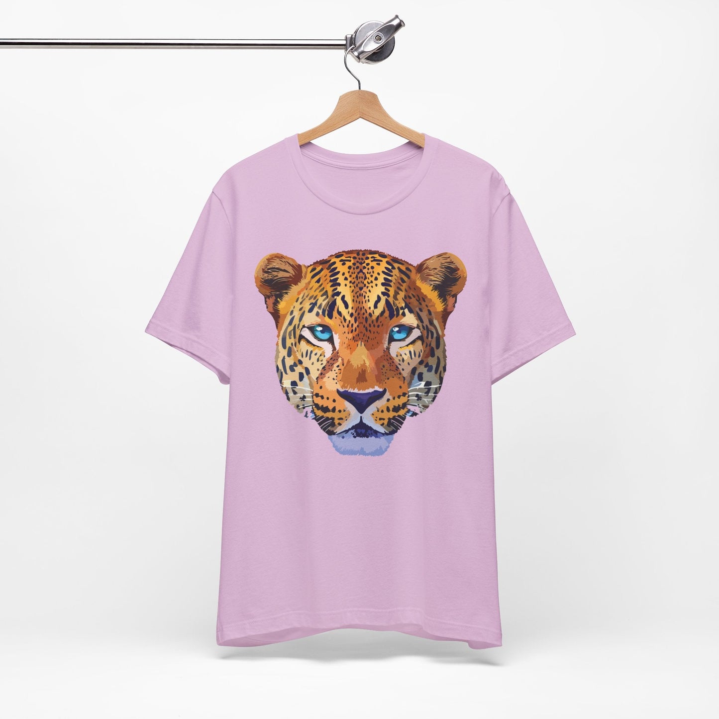 Unisex Animal Print Tee Shirt With Art Design Wild Animals Graphic Tee For Everyday Wear