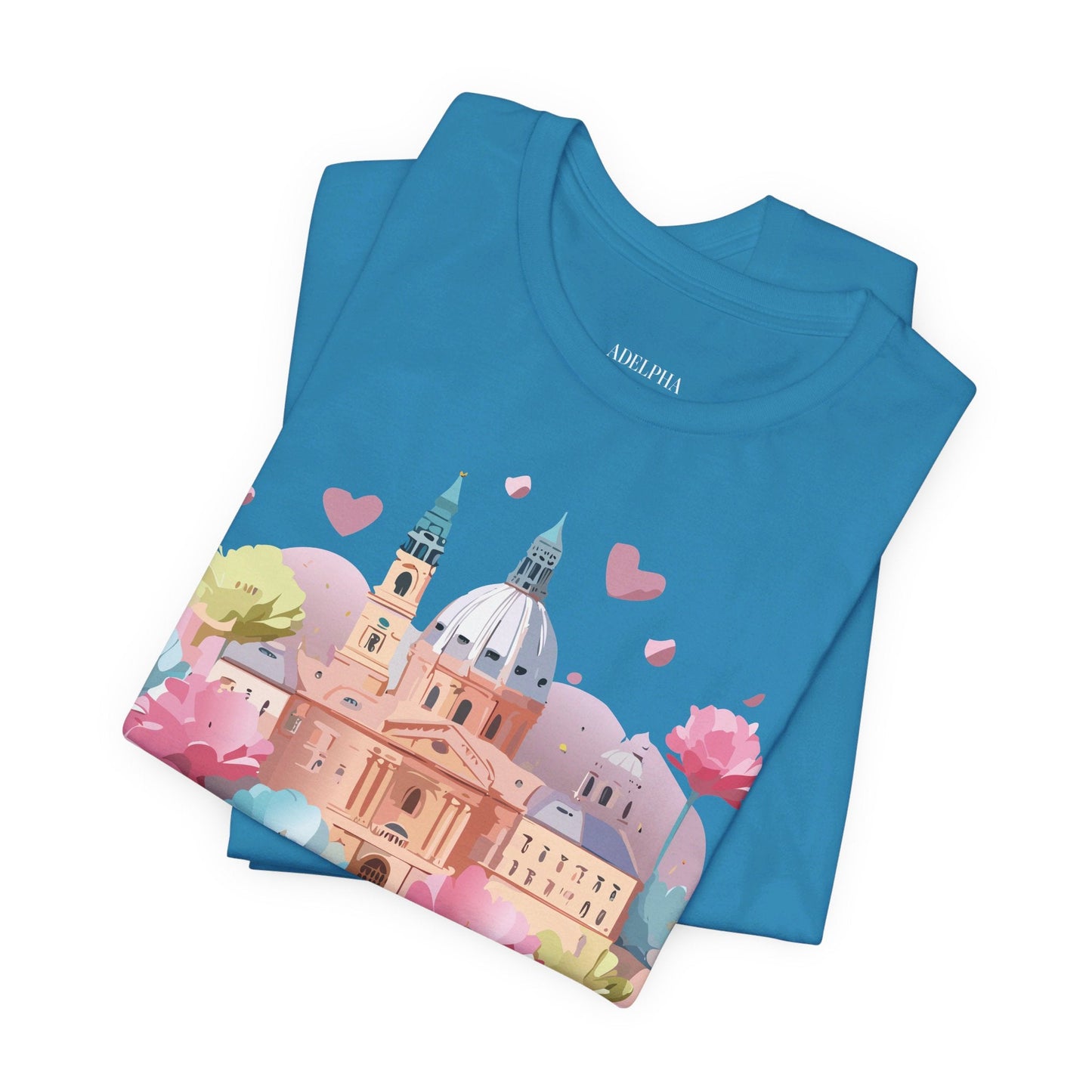Prague Tourist Graphic Tee By Adelpha Unisex Vintage Inspired Art Shirt Original Artwork
