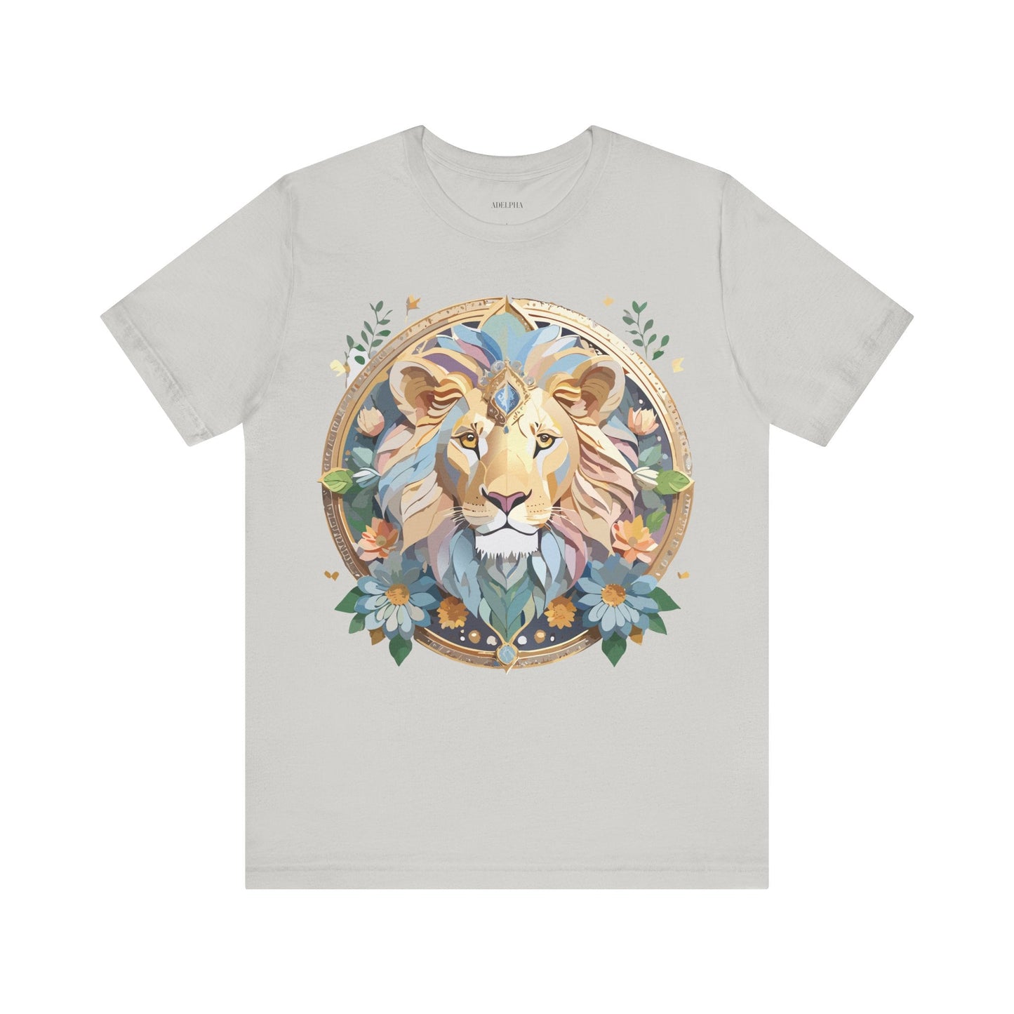 Medallion Graphic Unisex 100 Cotton Vintage Animal Medal Artwork Tee 3