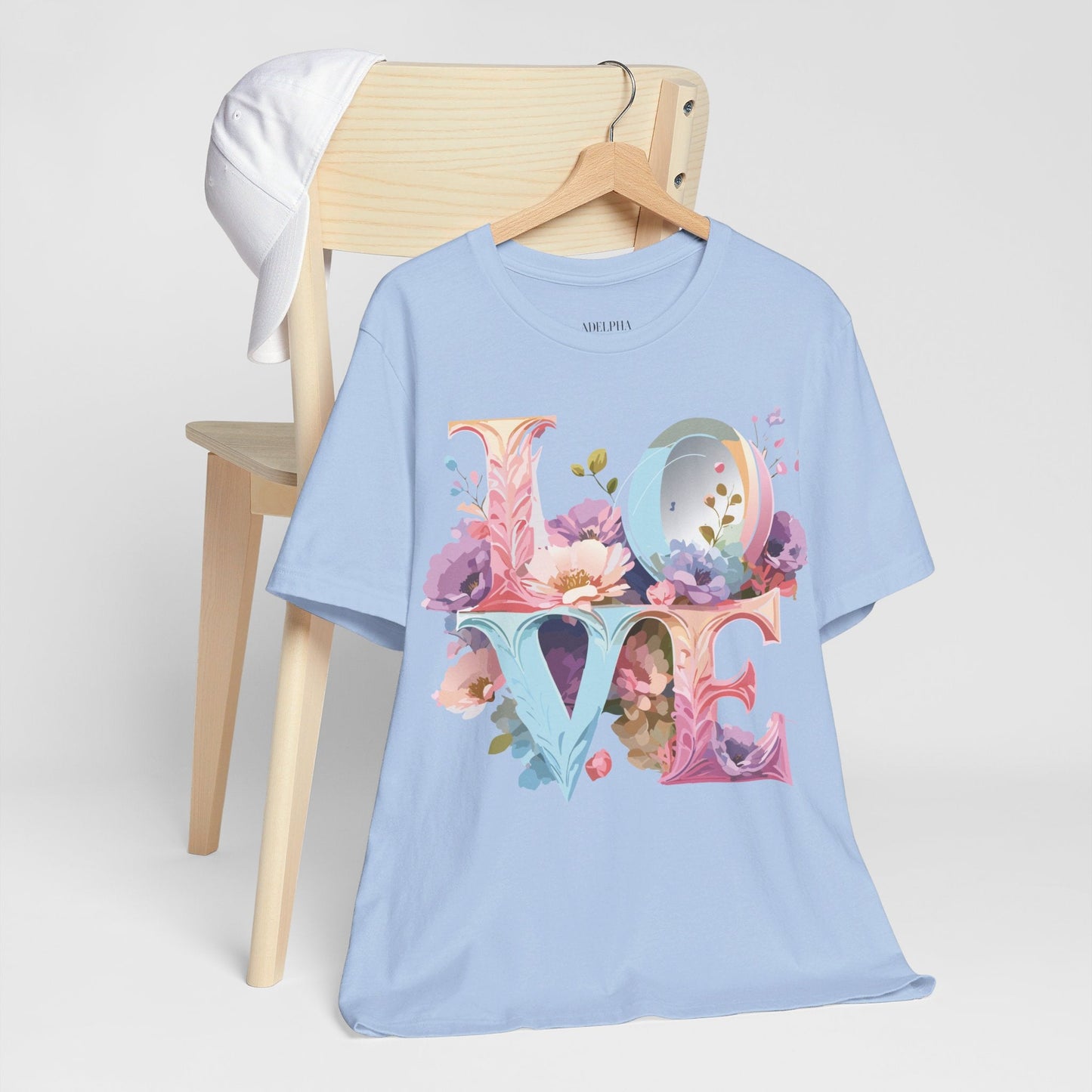 Adelpha Valentine Graphic Tee Unisex Short Sleeve Vintage Inspired Art Design for Everyday Wear