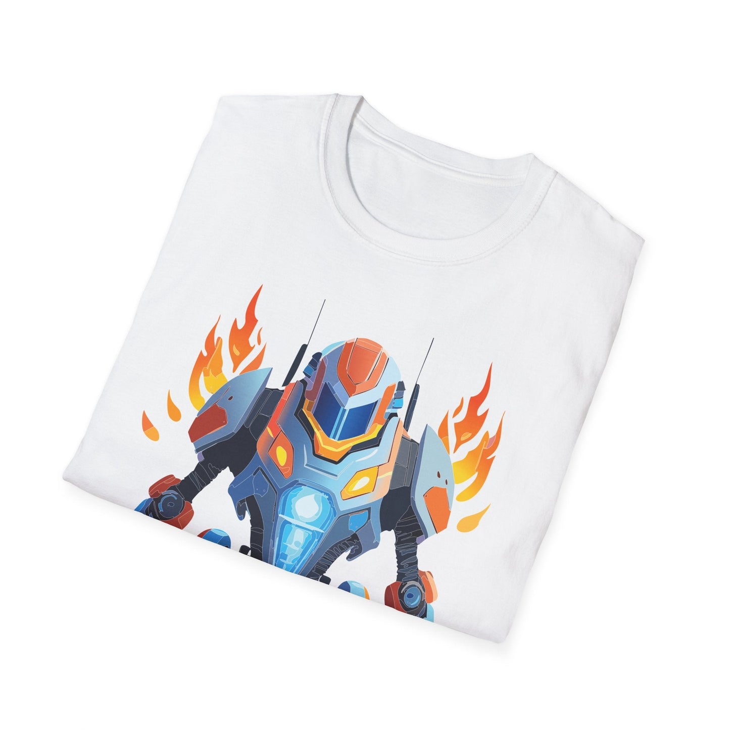 Cyborg Tee Unisex Robot Shirt Terminator Shirt Art Design Gildan Softstyle 64000 Cotton Tee