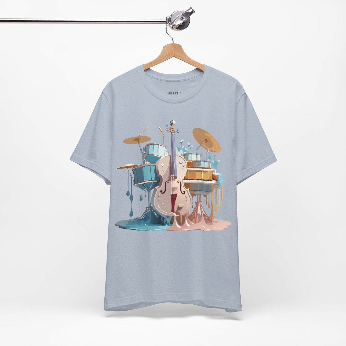 Adelpha Music Graphic T Shirt Unisex Jersey Short Sleeve Vintage Inspired Artwork Tee