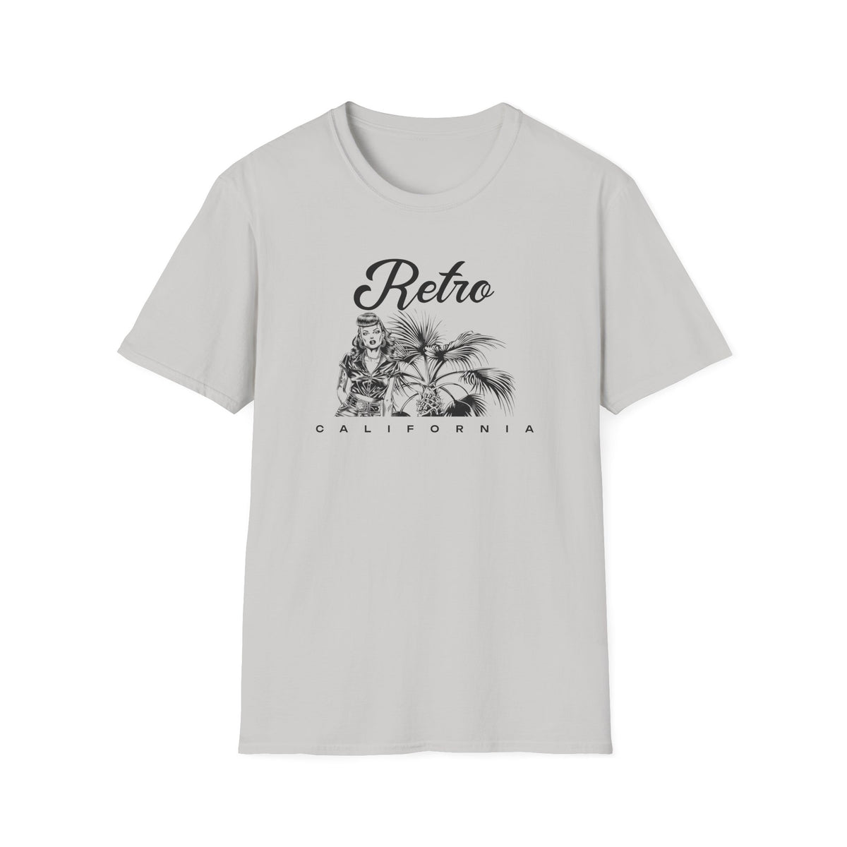 Retro California Vintage Palm Beach Graphic Tee Gildan Unisex 100 Cotton Tee Shirt d202