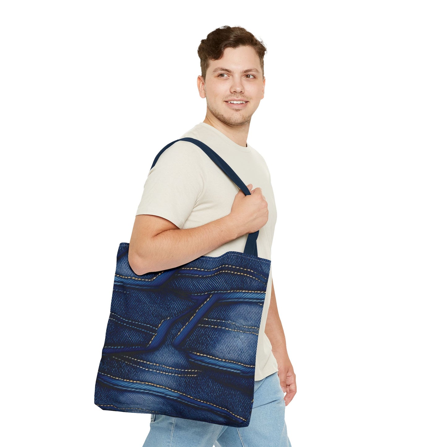 Denim Canvas Bag, Tote Bag Denim