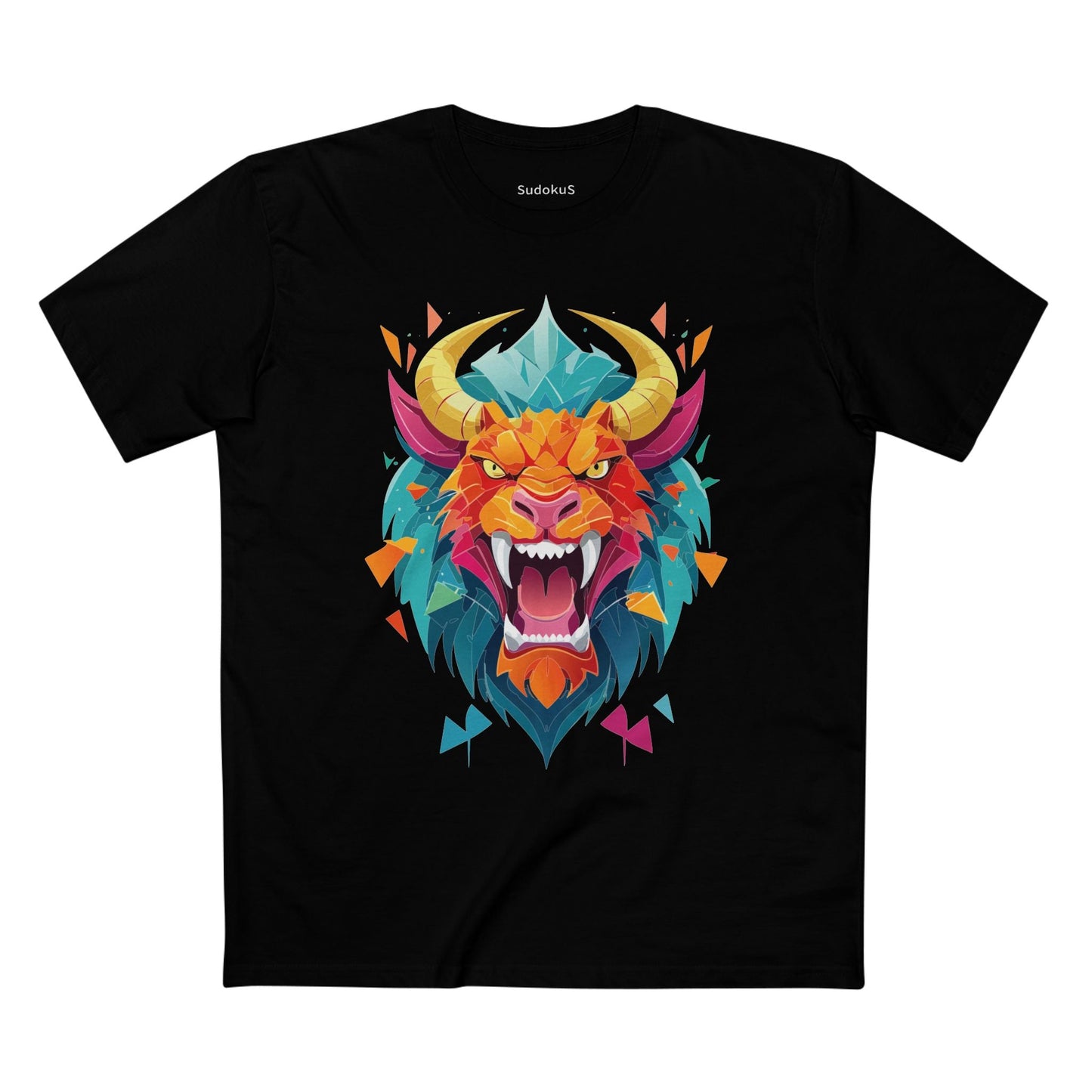 Cartoon Monsters Graphic Unisex 100 Cotton Staple Tee 16