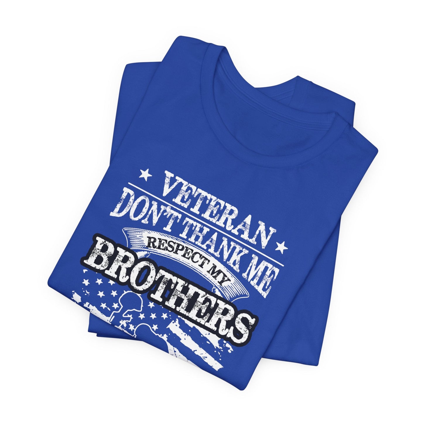 Army Veteran Patriotic Graphic Design Unisex Cotton T-Shirt v60