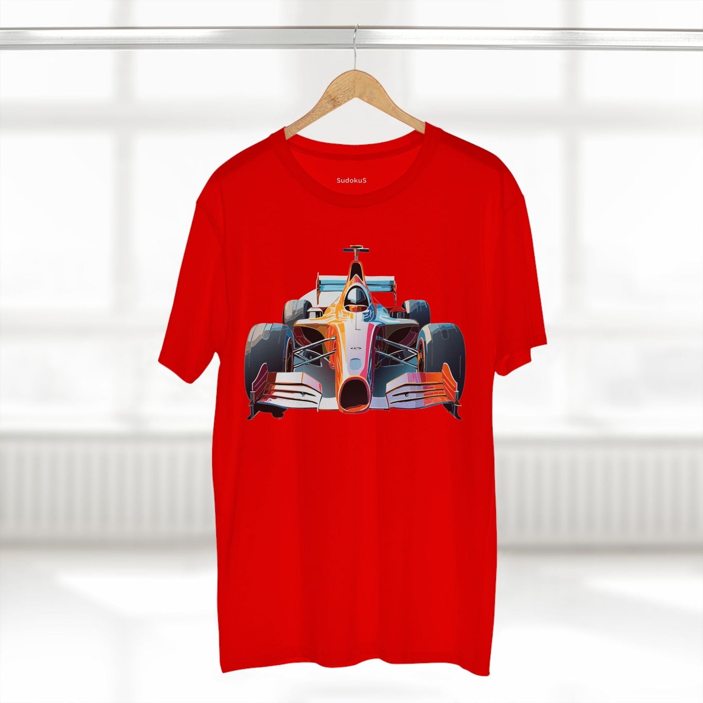 Car Graphic Unisex 100 Cotton Staple Tee 8
