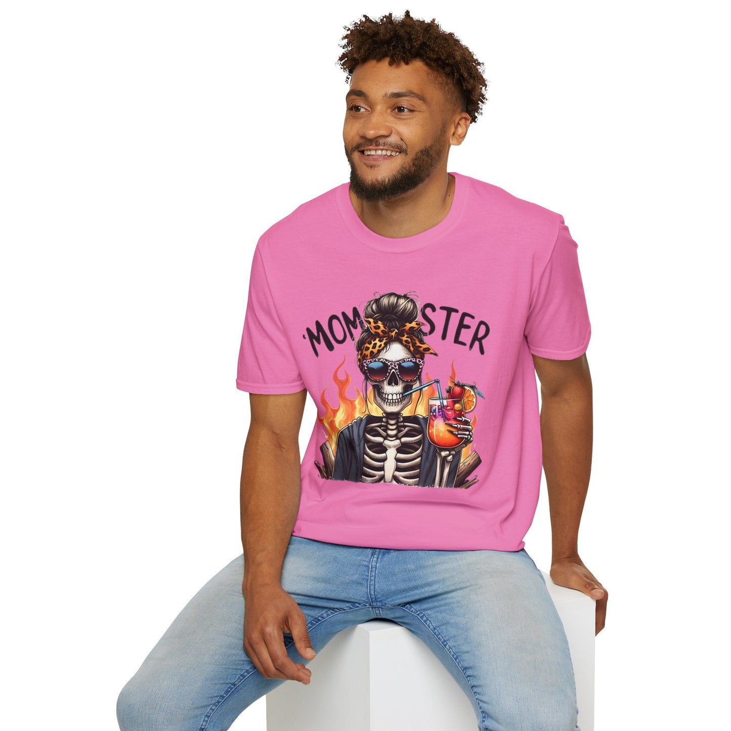 Skull Tee Shirt Unisex Skeleton Shirt Softstyle Gildan 100 Percent Cotton Graphic Tee