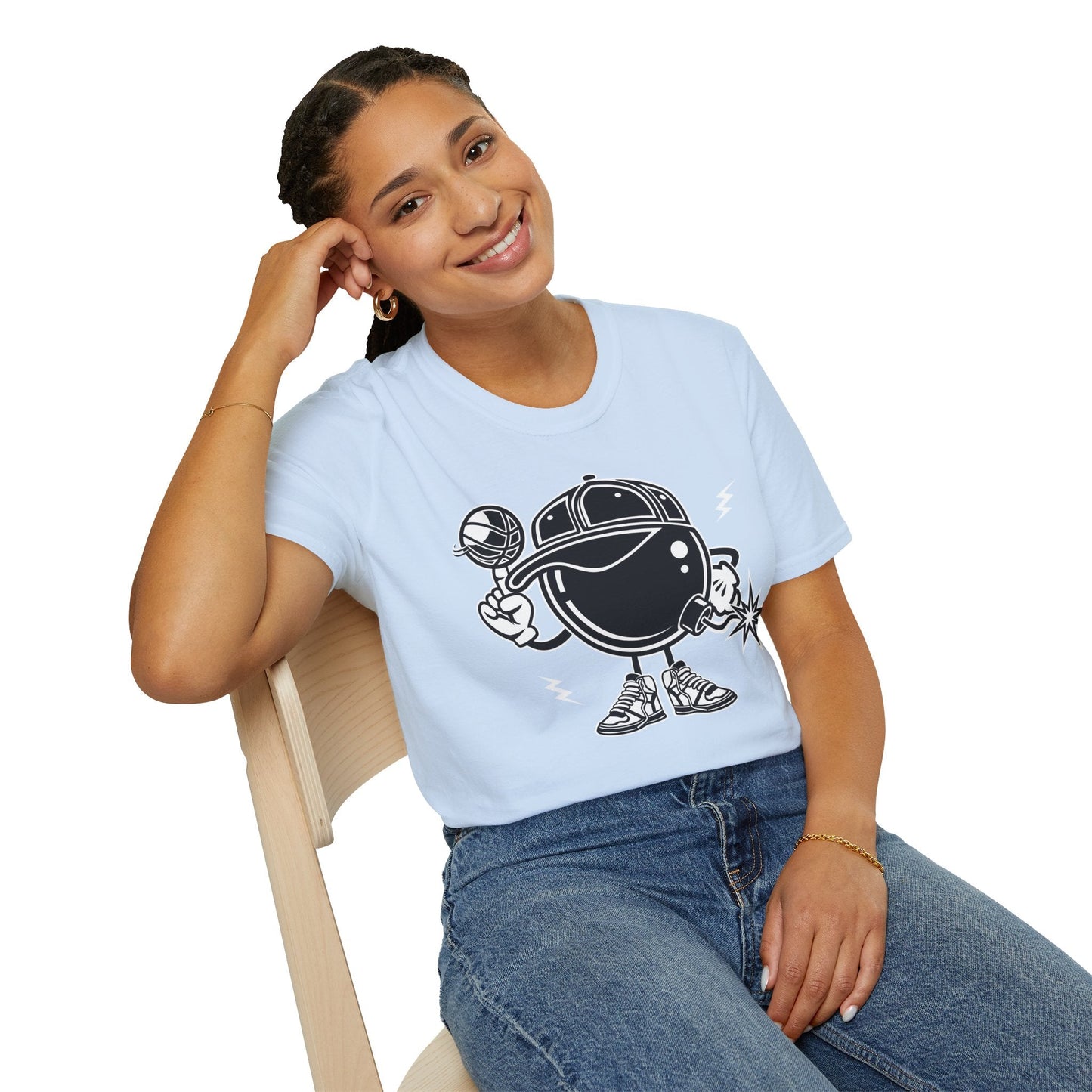Cartoon Animation T Shirt Unisex Funny Tee Gildan Softstyle 100 Percent Cotton Comfort