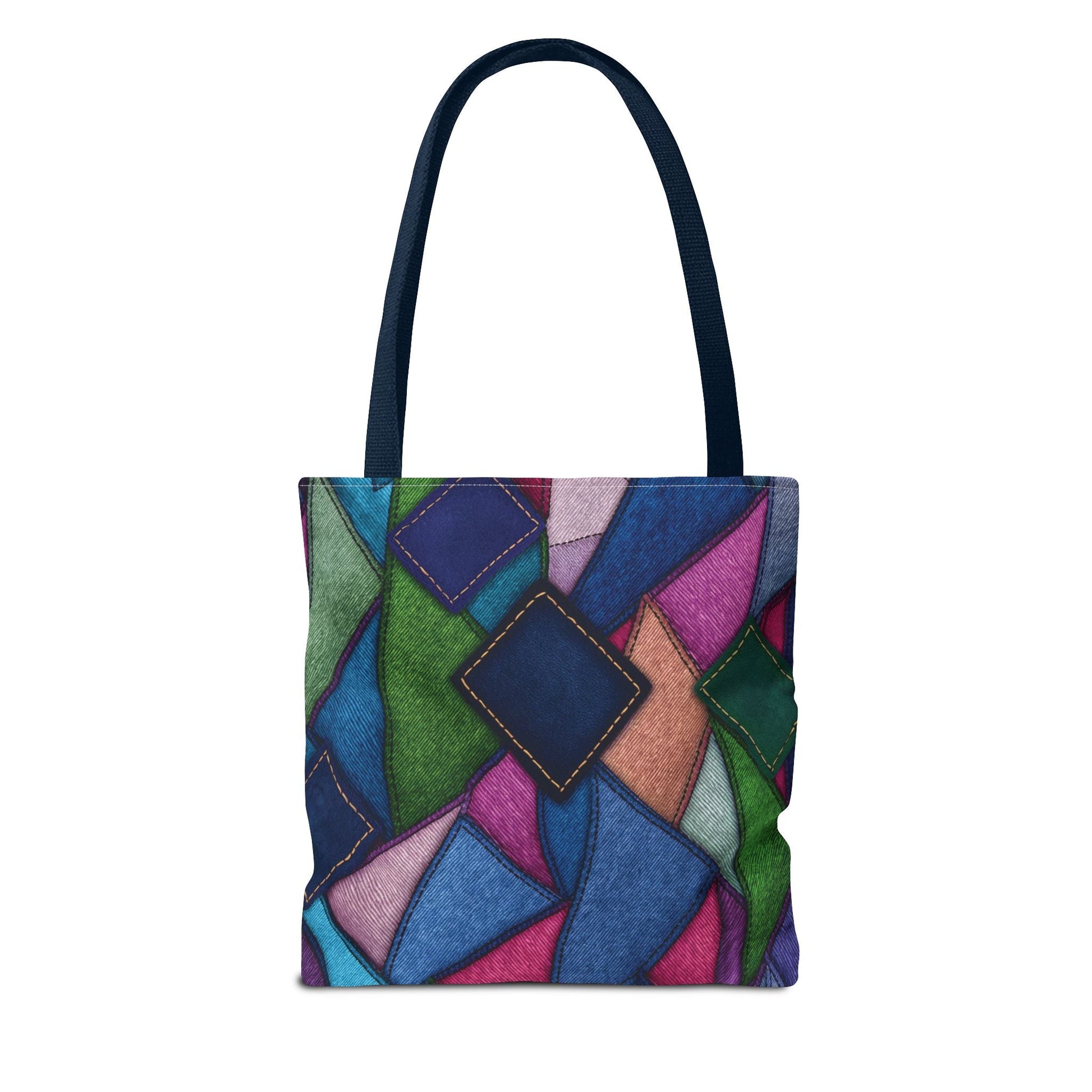 Denim Canvas Bag, Tote Bag Denim Printify