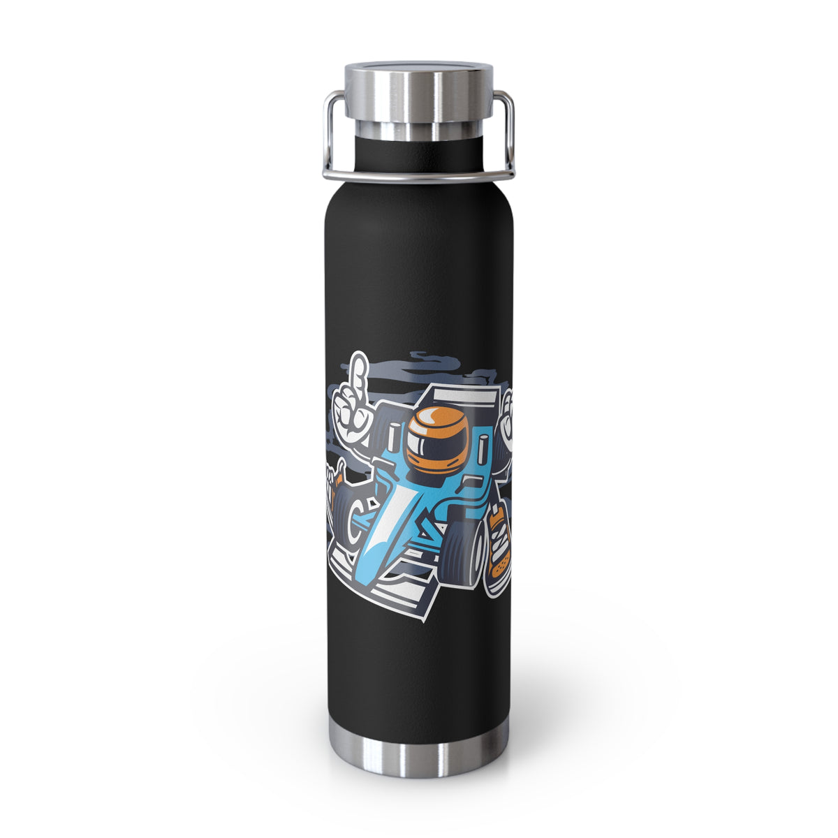 22oz Copper Insulated Water Bottle with Cartoon Design - CV107