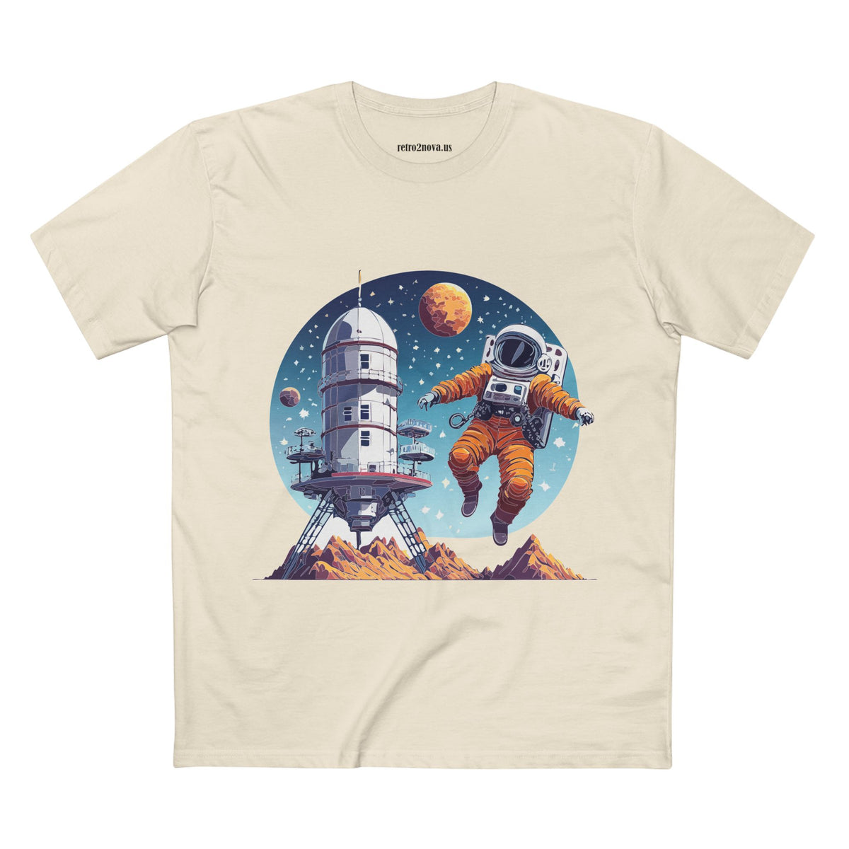 Cosmos Astronaut Graphic Tee Staple Unisex 100 Cotton Tee Shirt - CS-18