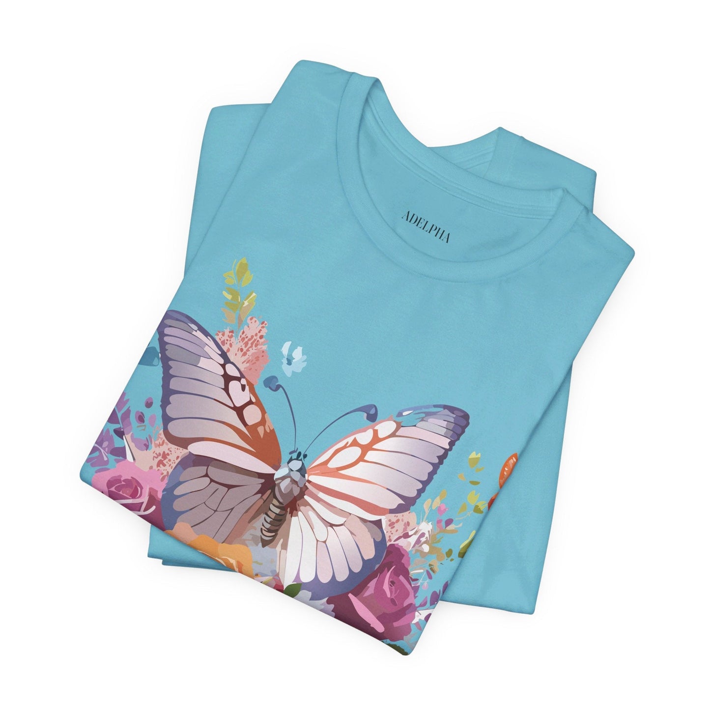 Butterfly Graphic Tee Unisex Jersey Short Sleeve By Adelpha Art Design