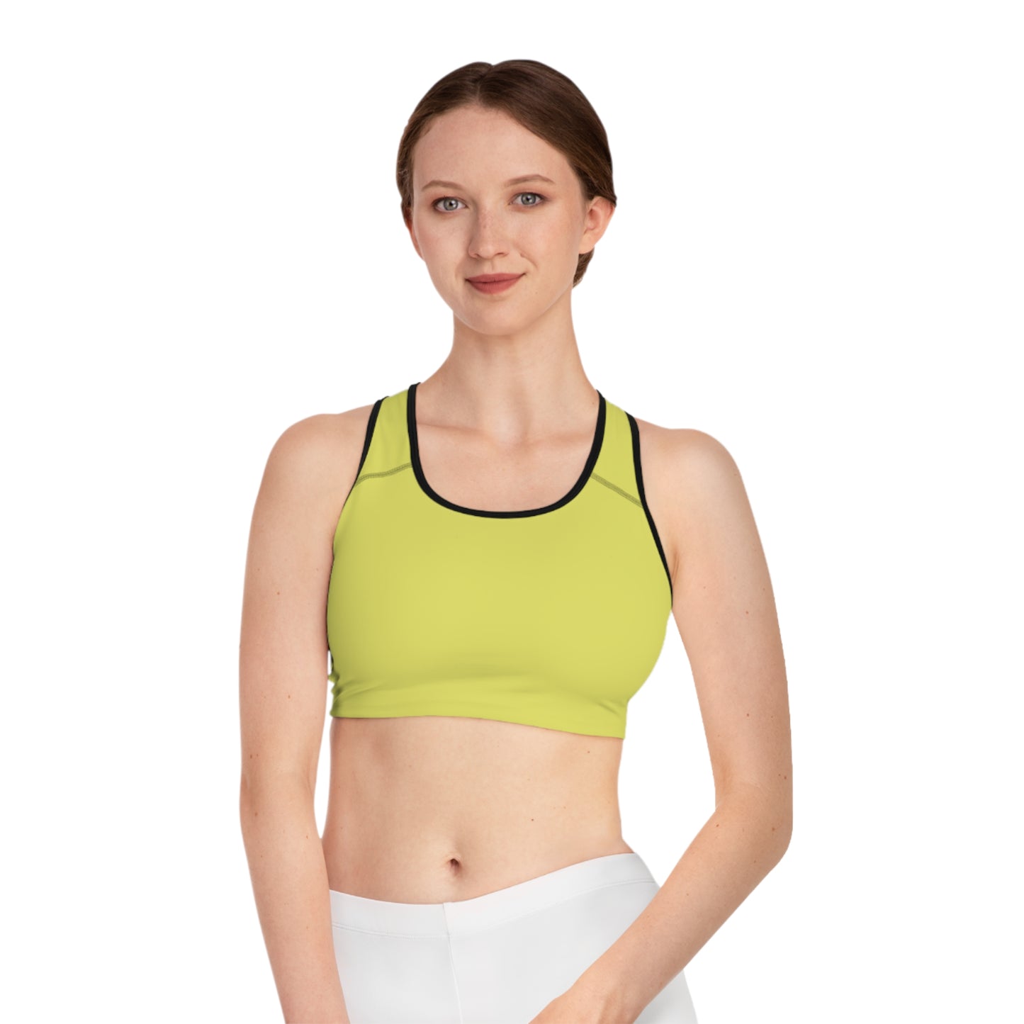 Yellow Color Sports Bra, Yellow Sports Bra 4