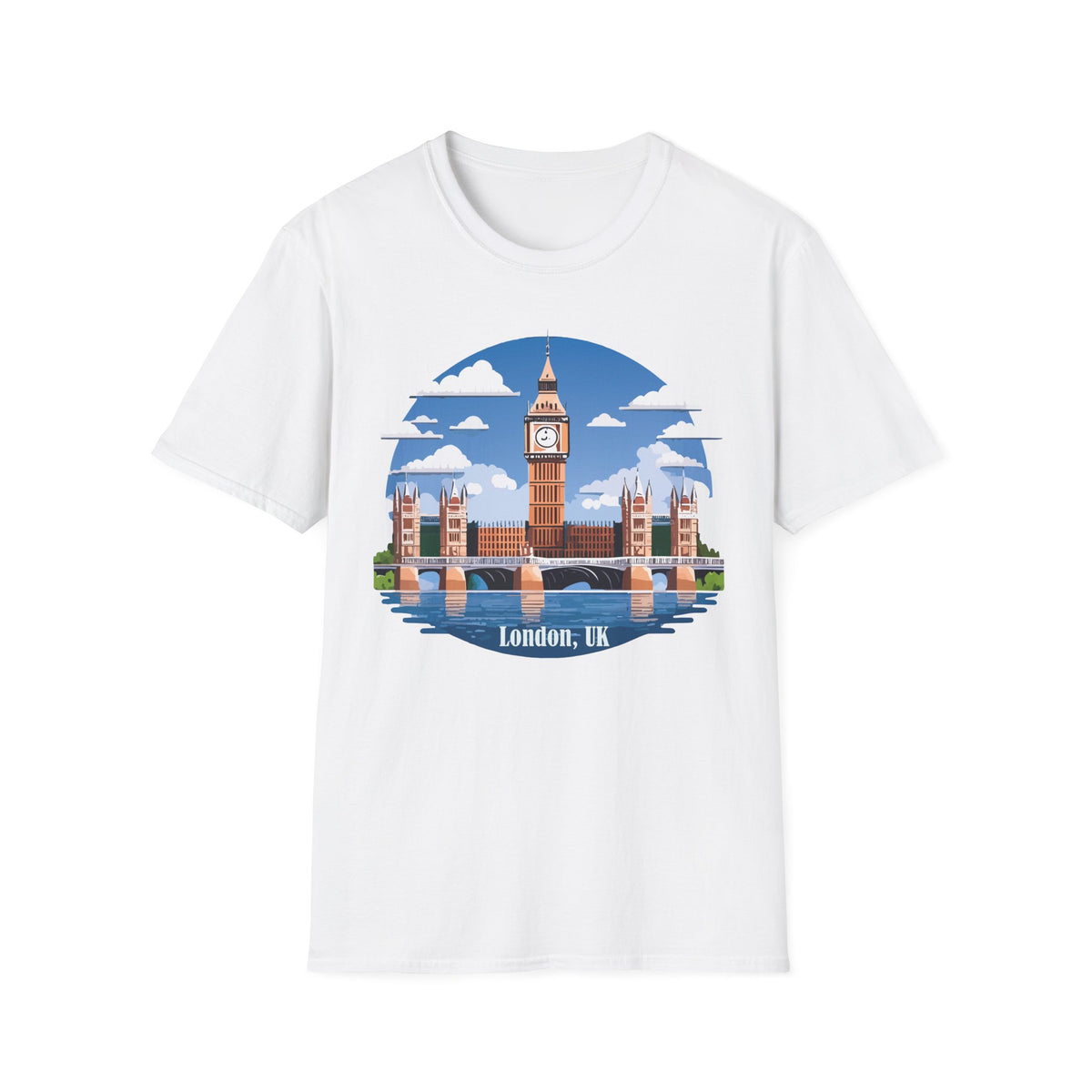Big Ben London Skyline T-Shirt | London UK Landmark Tee