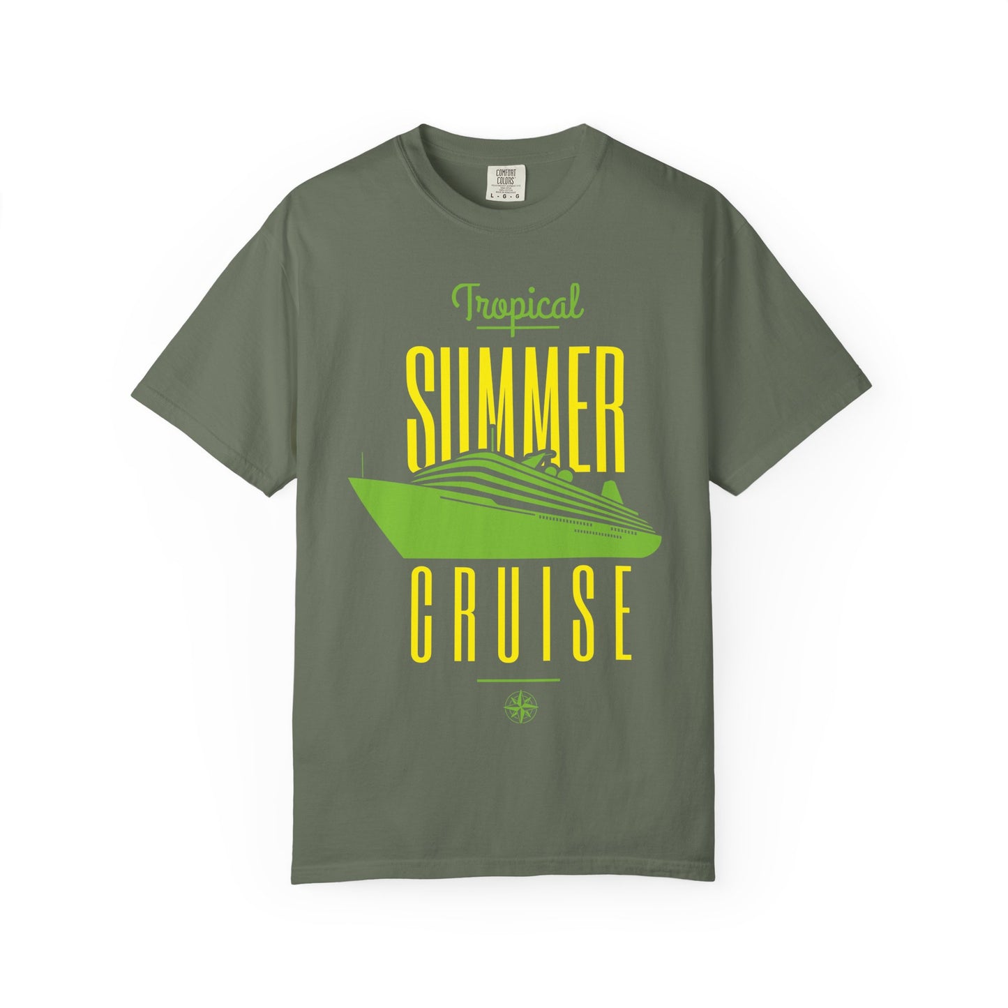 Unisex Garment-Dyed T Shirt Relaxed Fit Comfort Colors 1717 100 Percent Ring-Spun US Cotton