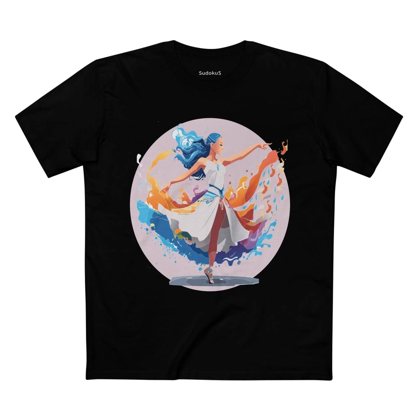 Dancer Graphic Unisex 100 Cotton Staple Tee 11