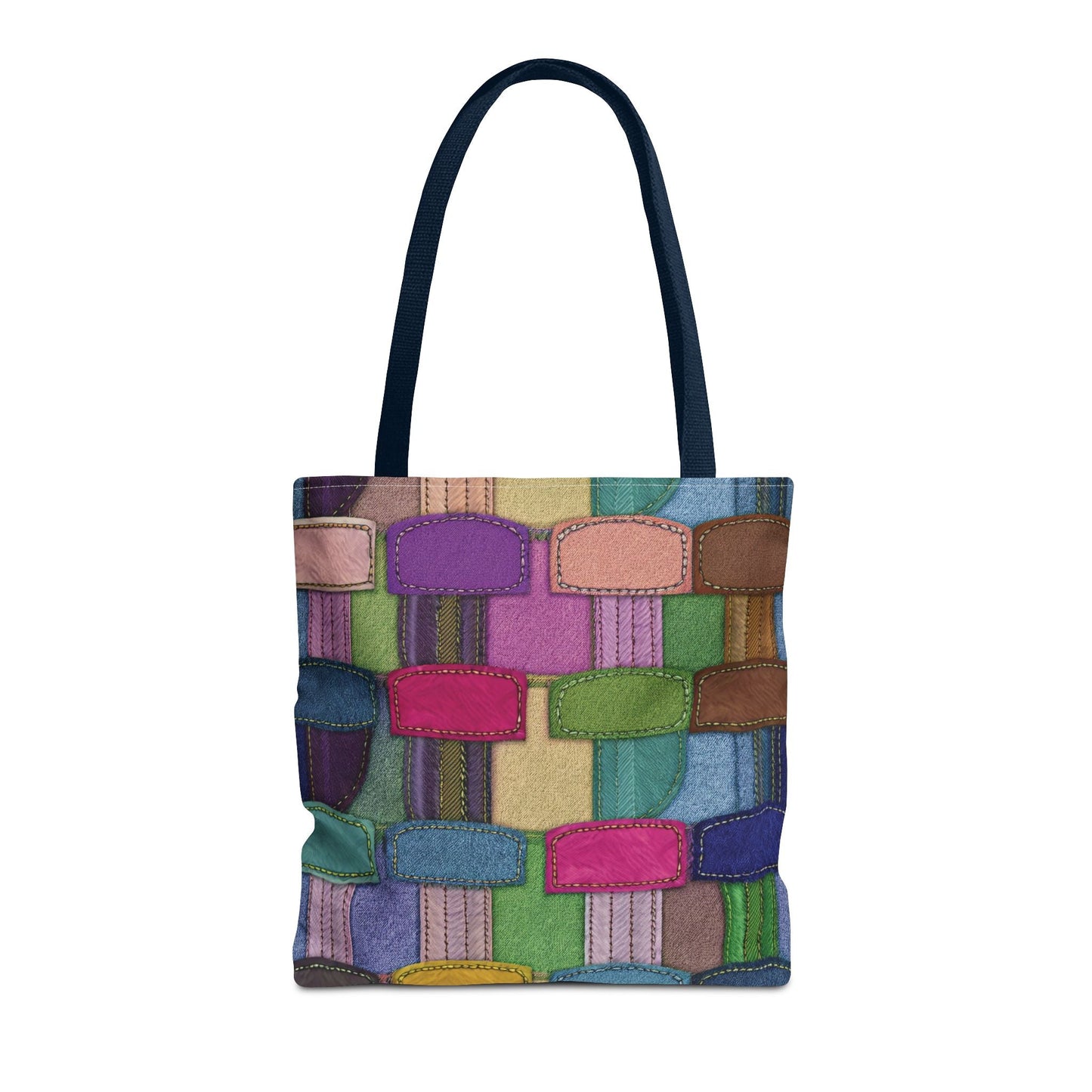 Denim Canvas Bag, Tote Bag Denim Printify