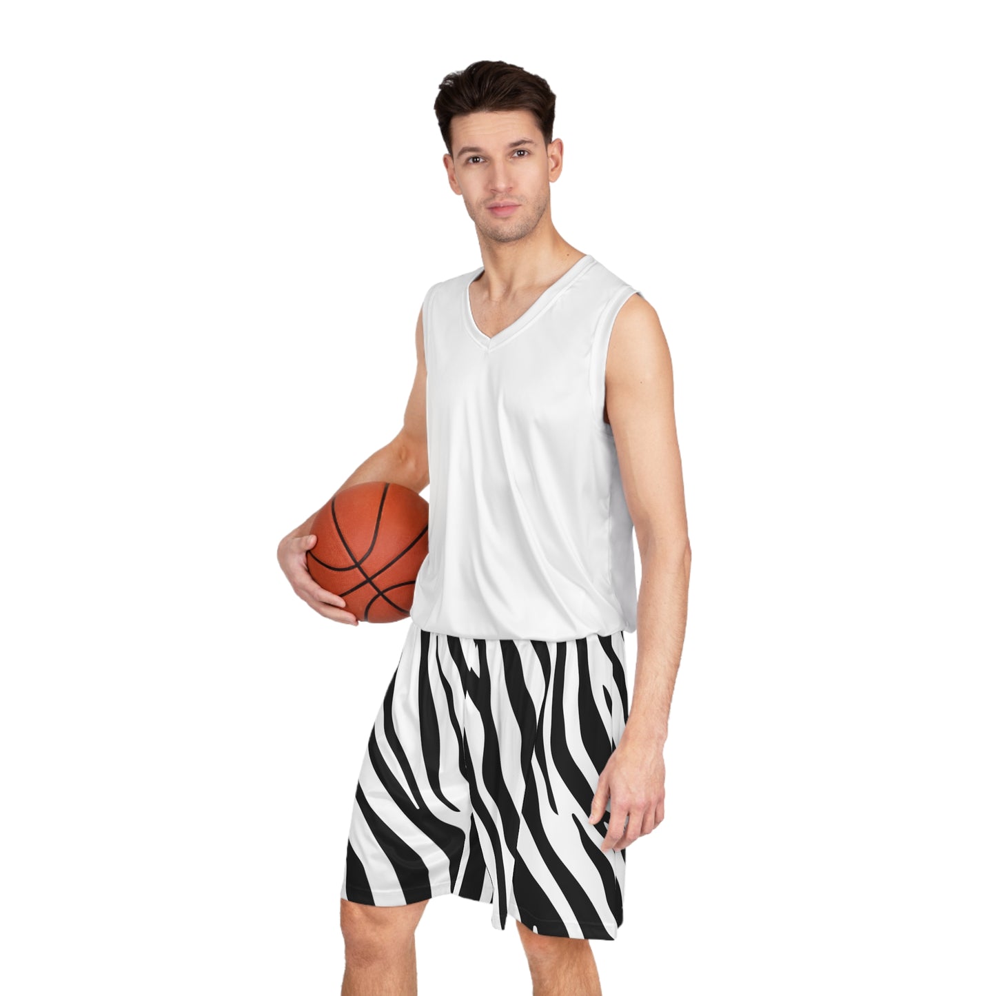 Basketballshorts für Herren mit Animalprint 