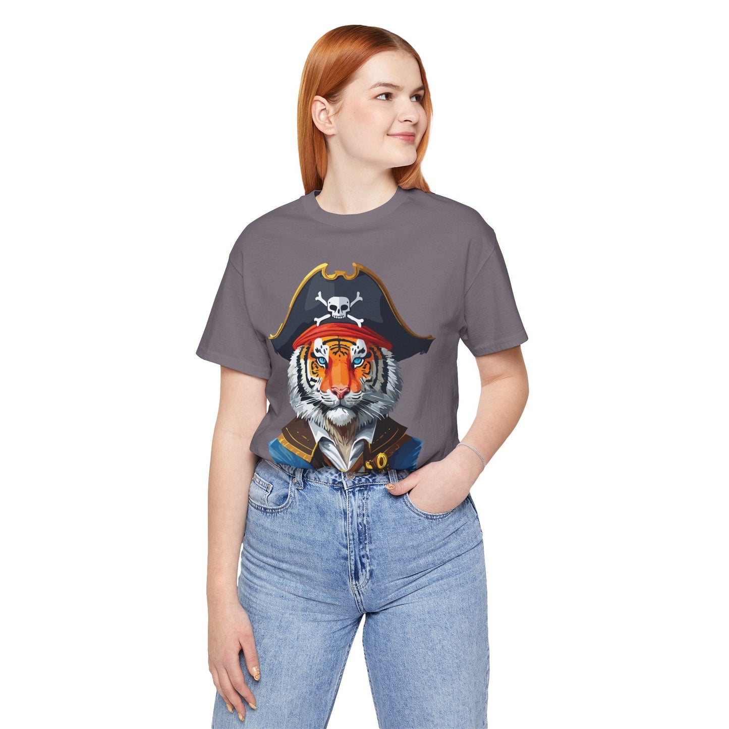 Unisex Animal Tee Shirt With Art Design Wild Animals Shirt Gildan Softstyle 64000