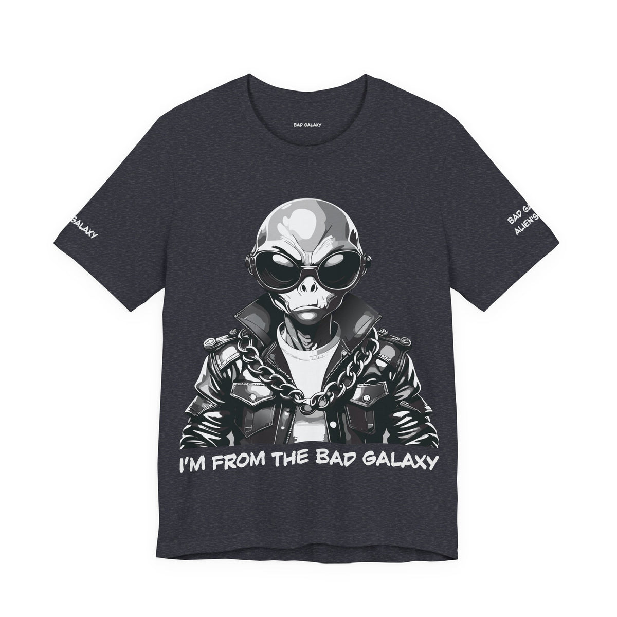 Alien Graphic Unisex Cotton Bella+Canvas Tee with Art Design b71