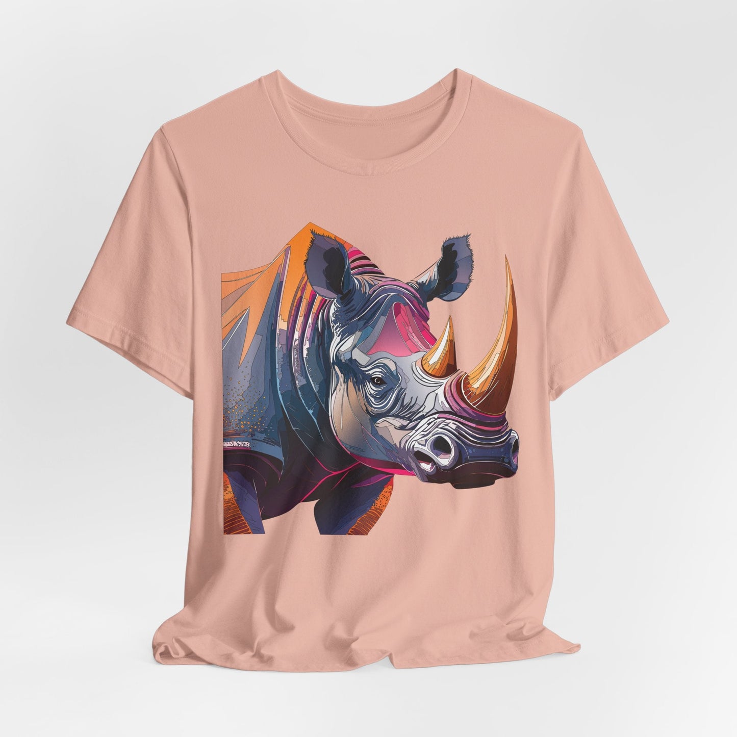 Unisex Animal Print Tee Shirt Featuring Wild Animals Art Design For Everyday Wear