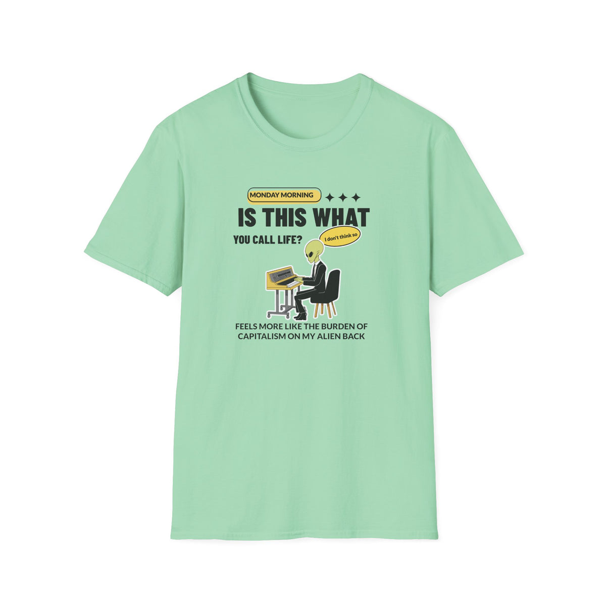 Alien Graphic Funny UFO Graphic Tee Gildan Unisex 100 Cotton Tee Shirt r108