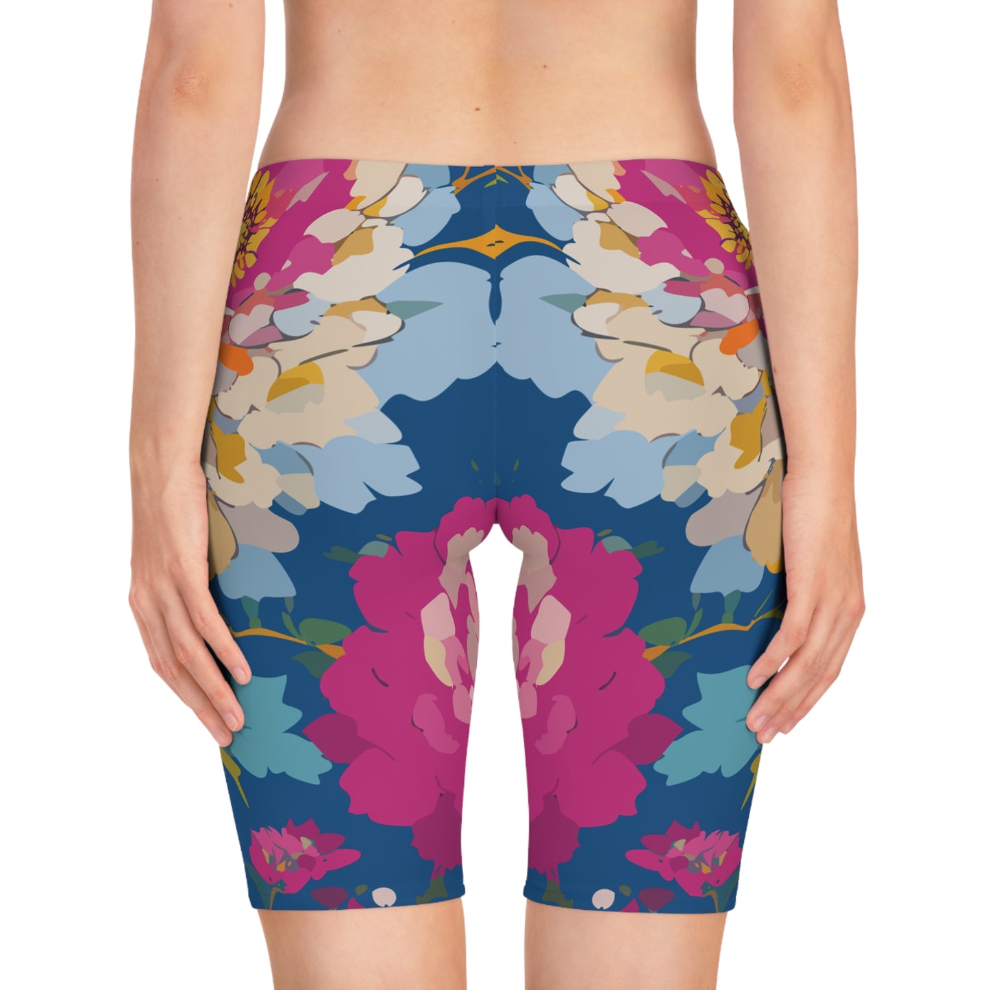 Bike Shorts with Floral prints