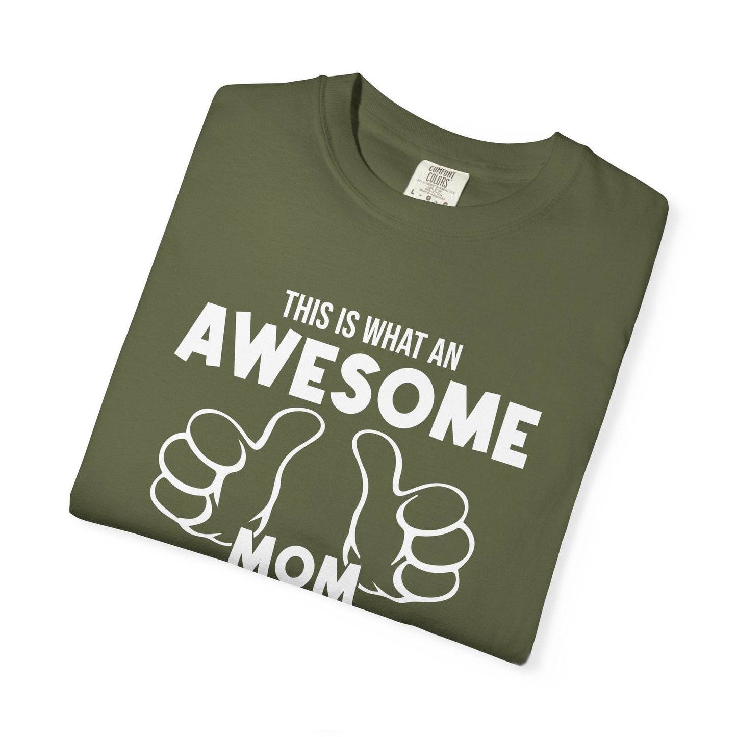 Mom T-shirt Mother's Day Mama Tee Unisex Comfort Colors Garment-Dyed Cotton h25