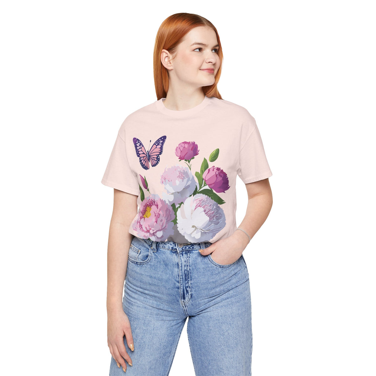 Floral Graphic Tee Shirt - Bella+Canvas Unisex 100 Cotton 39