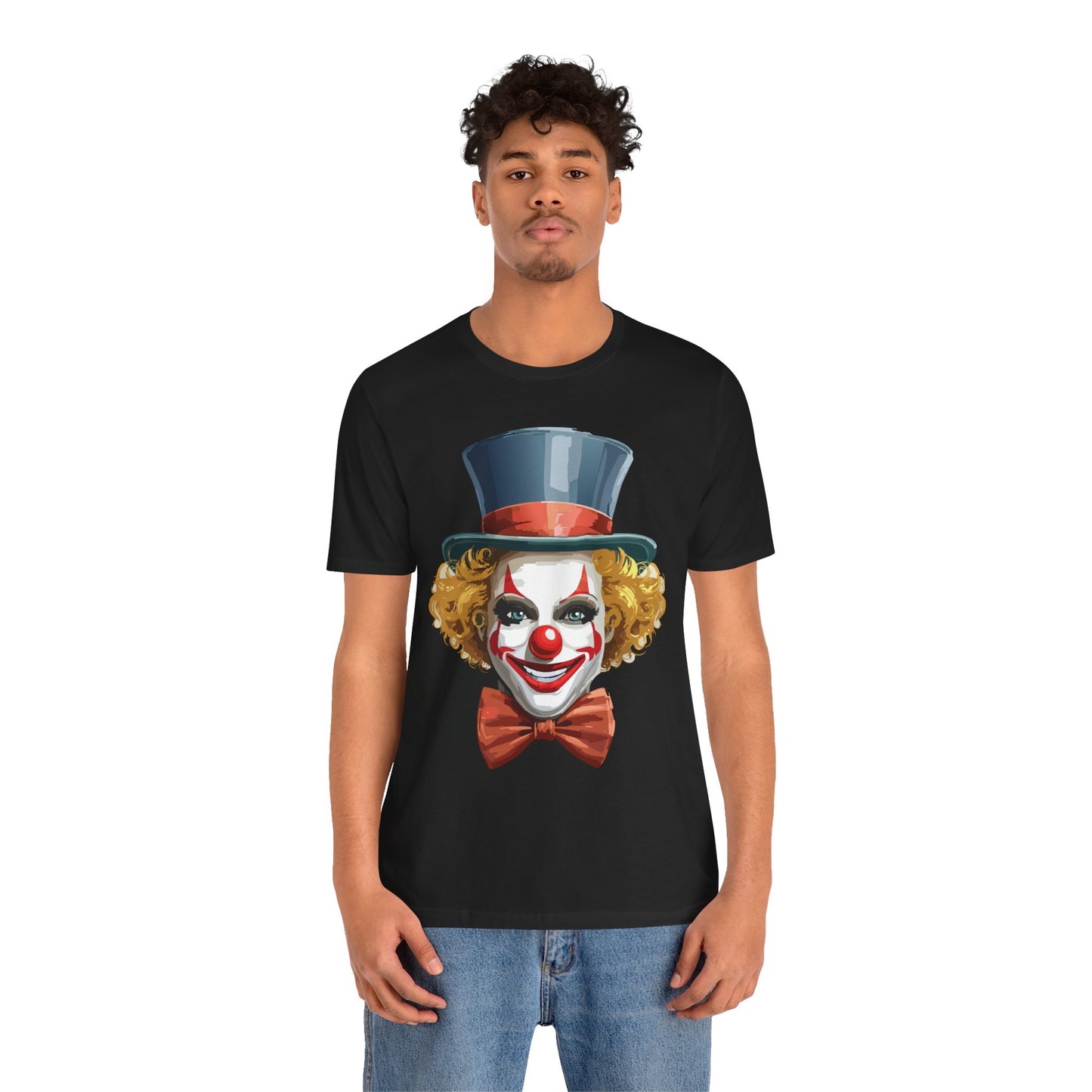 Clown Shirt, Funny Shirt, T-Shirt with Clown, Funny Art Design Tee, Circus Tees, Circus T-Shirt, Unisex Humor Wear 11