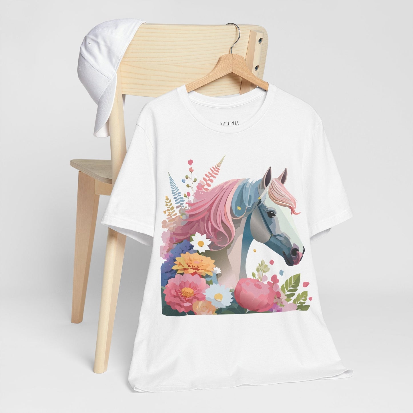 Horse Graphic Unisex 100 Cotton Vintage Animal Art T-Shirt 3