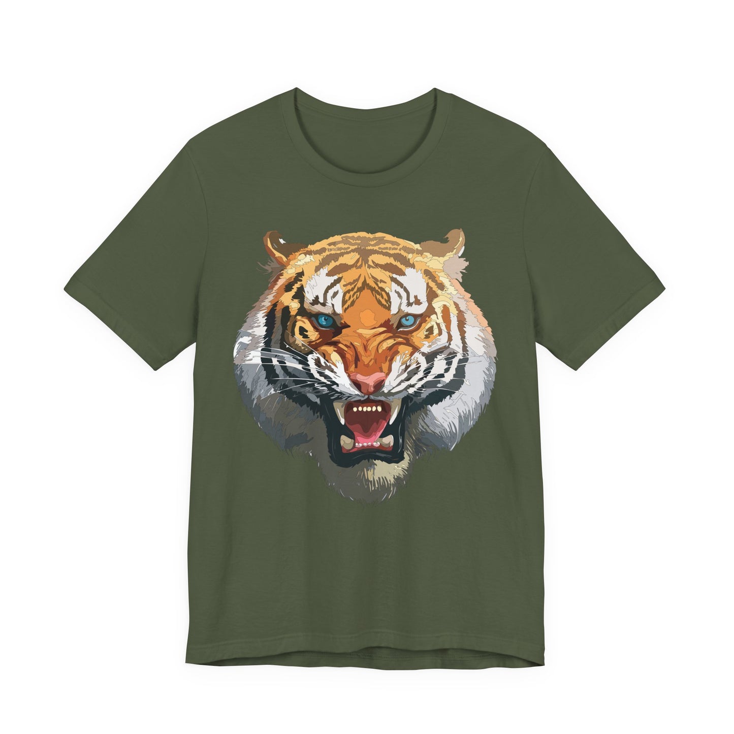 Tiger Shirt, Animal Shirt, T-Shirt with Tiger, Art Design Tee, Wild Animals Tees, Safari T-Shirt, Graphic Design Tee 15