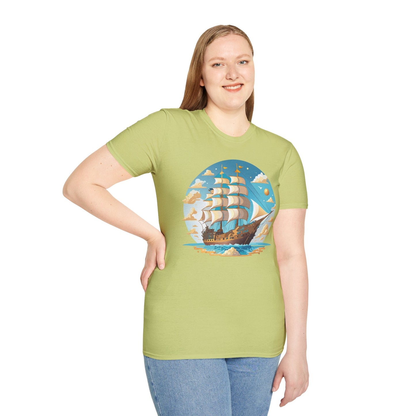Unisex Softstyle Short Sleeve Tee Shirt Gildan 64000 100 Percent Ring Spun Cotton Comfort