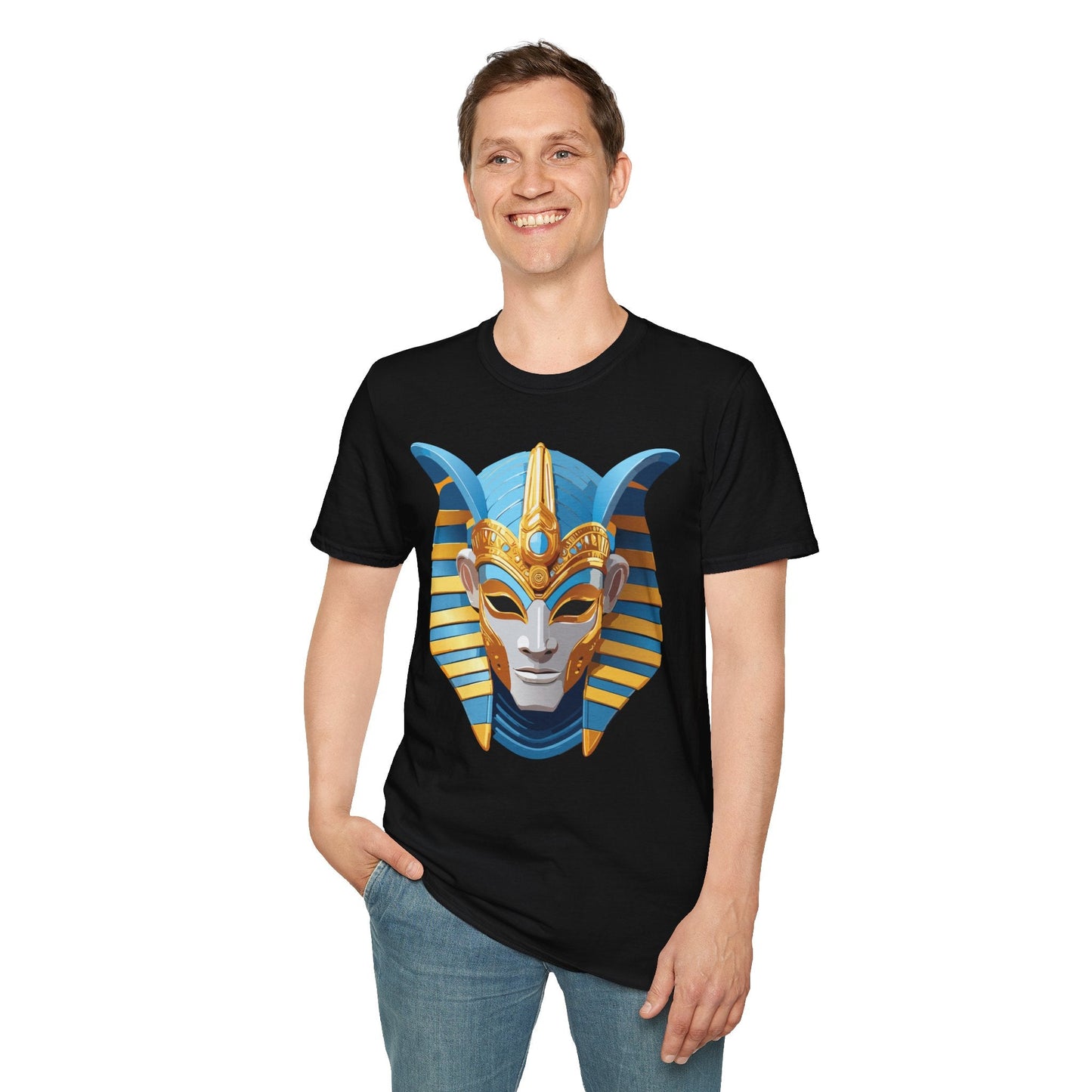 Mask Tee Shirt Unisex Masquerade Tee Gildan Softstyle 64000 100 Percent Cotton Breathable