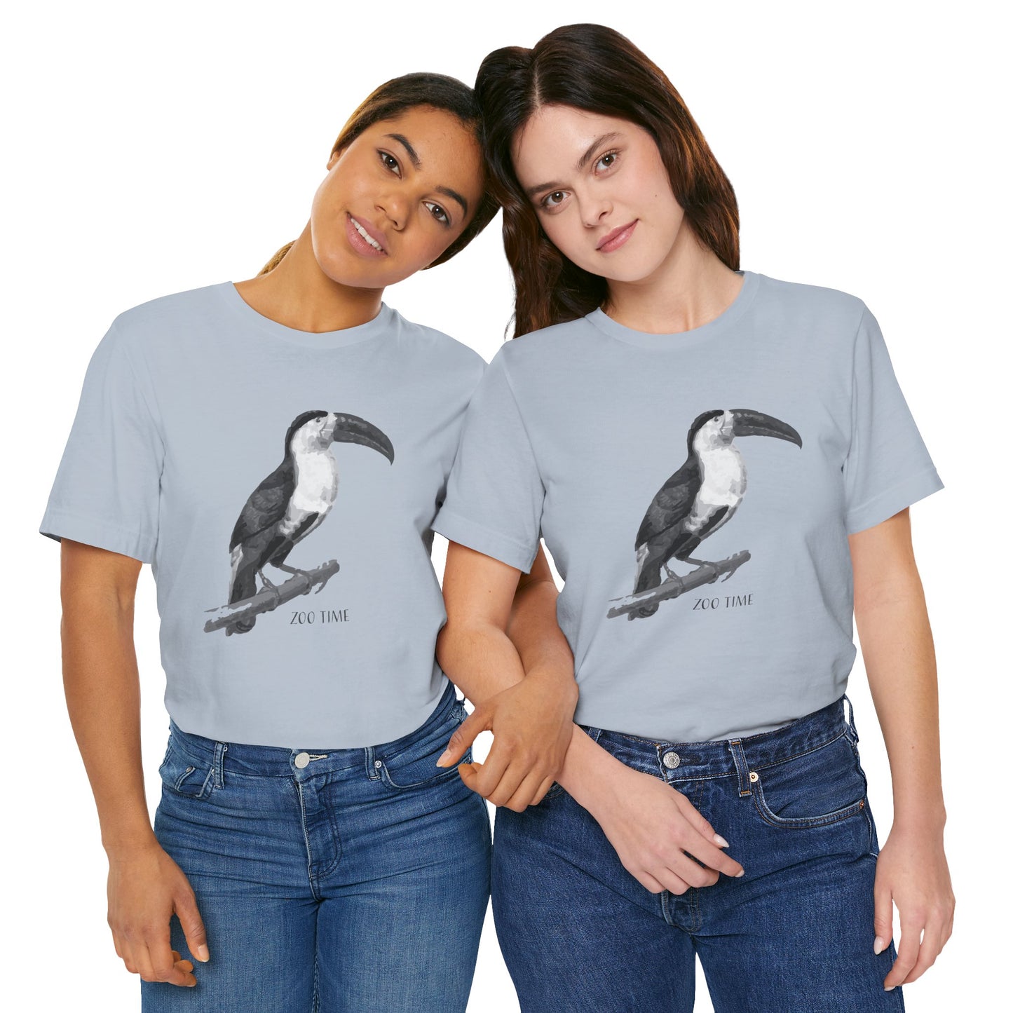 Unisex Tee Shirt with animals Print