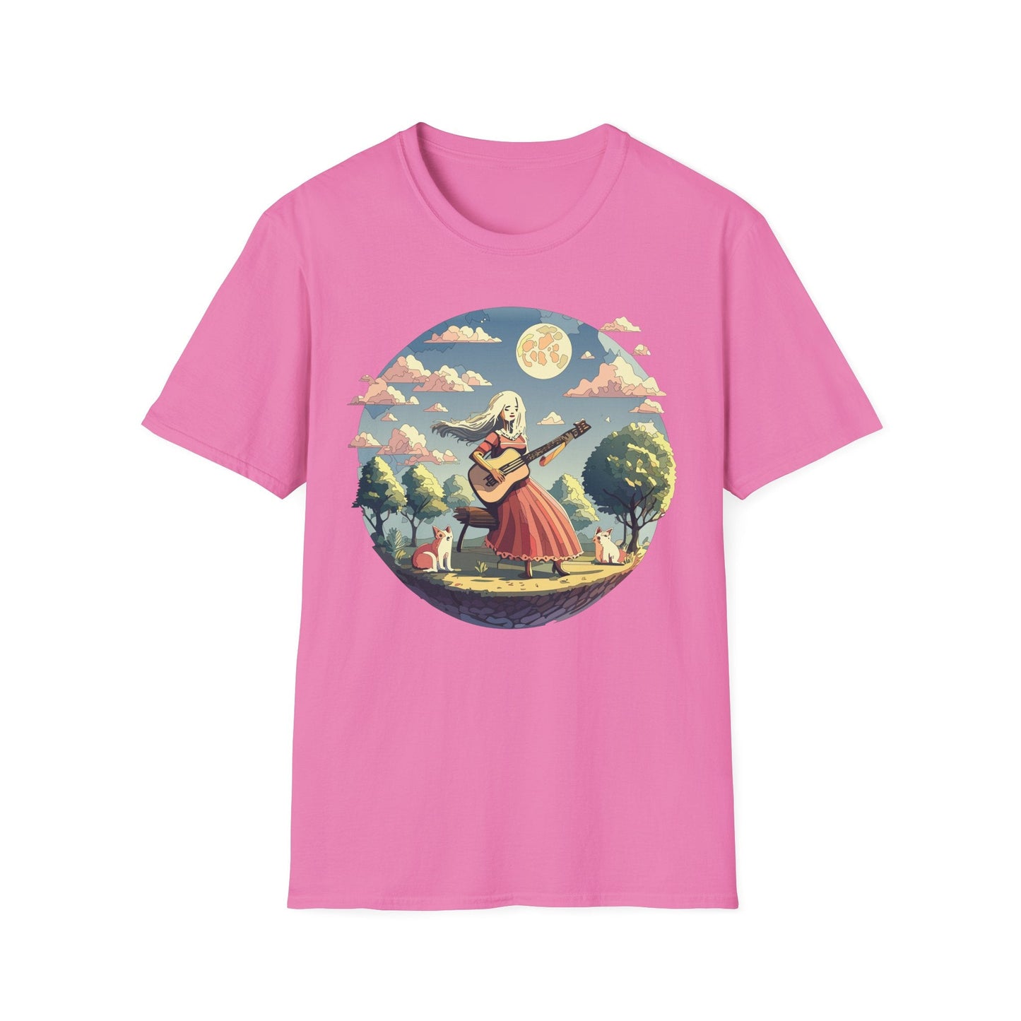 Womens Graphic T Shirts Art Design Tee Softstyle 100 Percent Cotton Unisex Gildan 64000