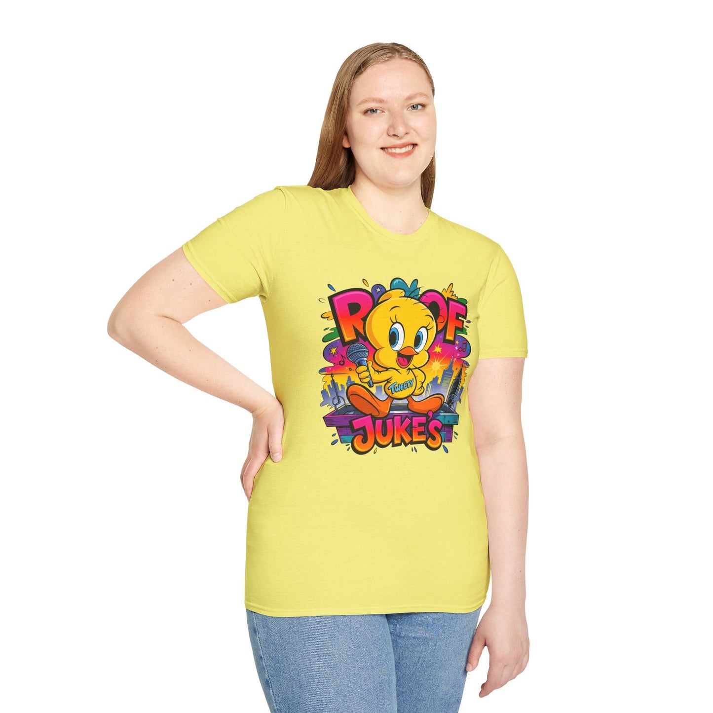 Unisex Cartoon T Shirt With Animation Design Versatile Funny Animals Tee Shirt Gildan Softstyle
